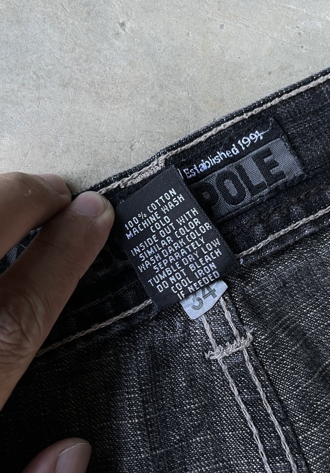 Southpole Vintage Southpole Baggy Jeans Brown Tab Hip-Hop Skater Style Size US 34 / EU 50 - 13 Thumbnail