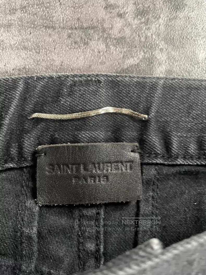 Saint Laurent Paris Saint Laurent Paris Double Knee Cut-out Destroyed Denim Pa Size US 30 / EU 46 - 7 Thumbnail