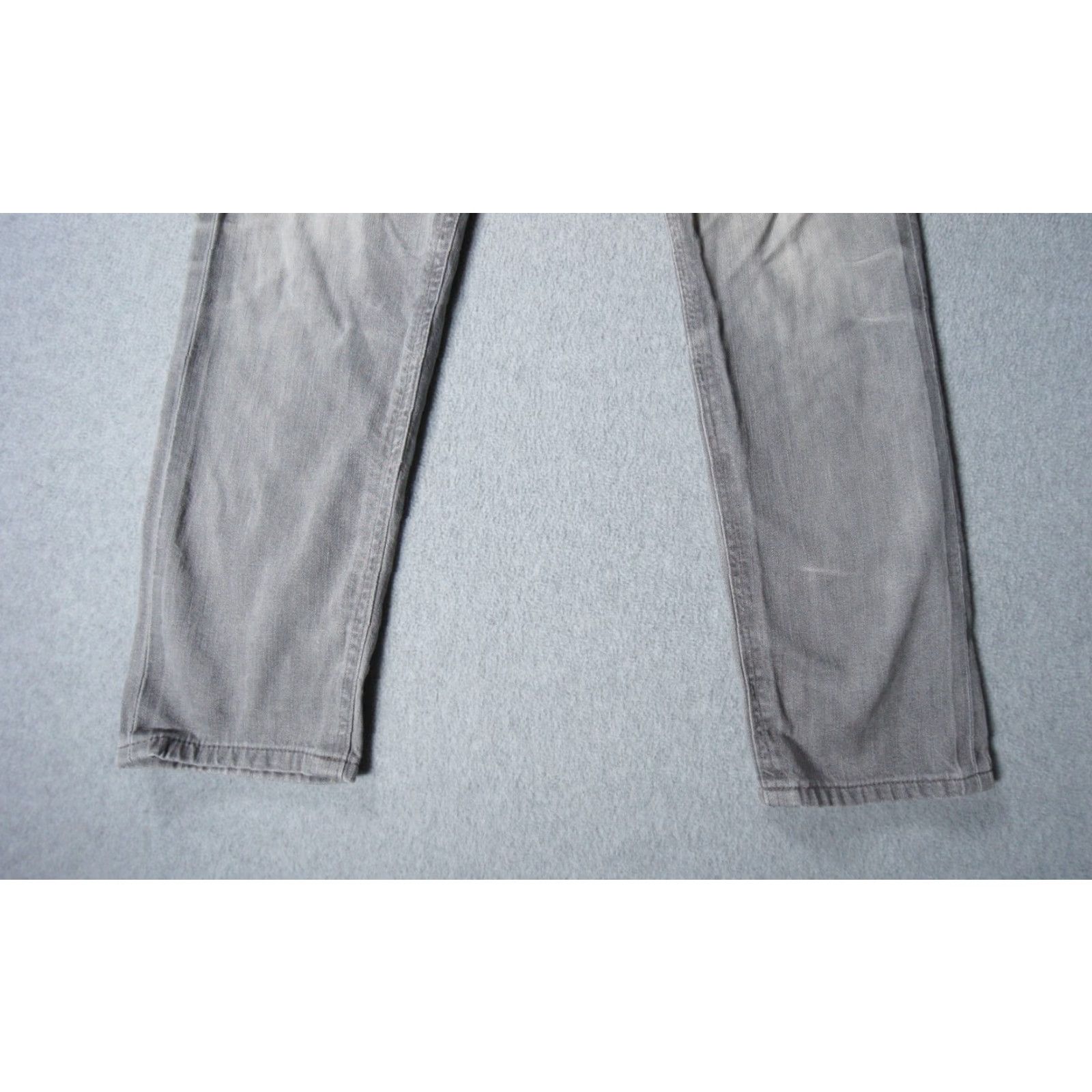 Gustin Gustin Jeans Means 30x30 Gray Denim Pants Button Fly Straight Worn Distressed 30x30 Vel 5-Pocket Mens Jeans Regular Gray Cotton Denim) Size US 30 / EU 46 - 4 Thumbnail