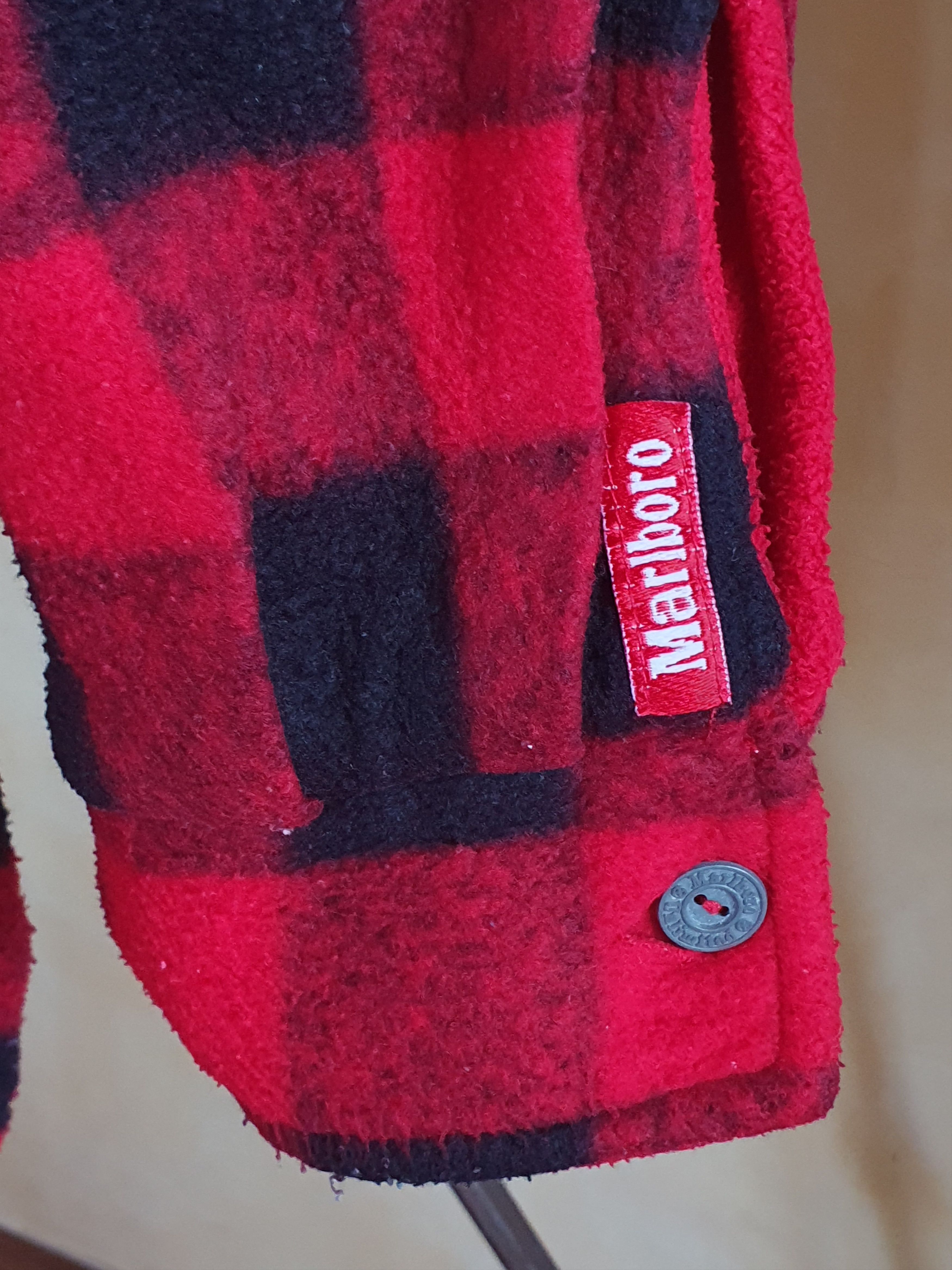 Marlboro × Vintage Marlboro Unlimited Vintage Reversable Fleece Buffalo Check L Size US L / EU 52-54 / 3 - 5 Thumbnail