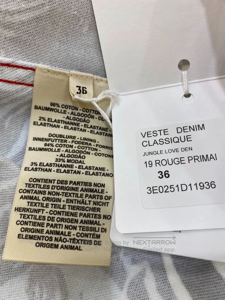 Hermes Hermes Heart Print Denim Jacket Size XS / US 0-2 / IT 36-38 - 7 Thumbnail