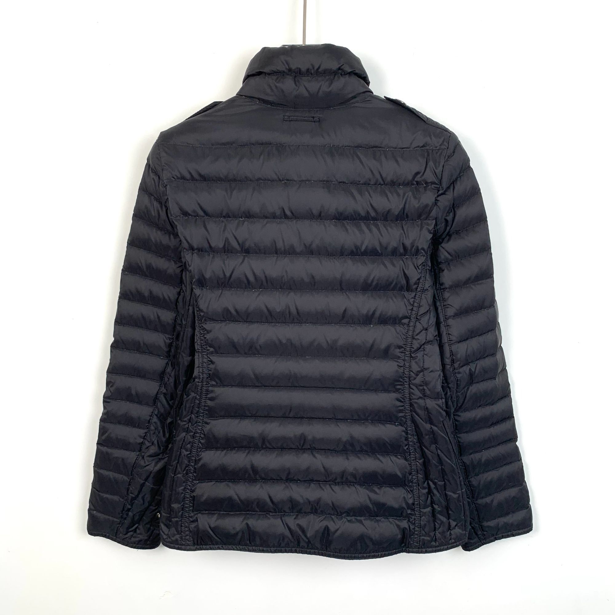 Burberry Title[Burberry] Brit Black Detachable Down Hooded Coat 36 XS Size US XS / EU 42 / 0 - 7 Thumbnail