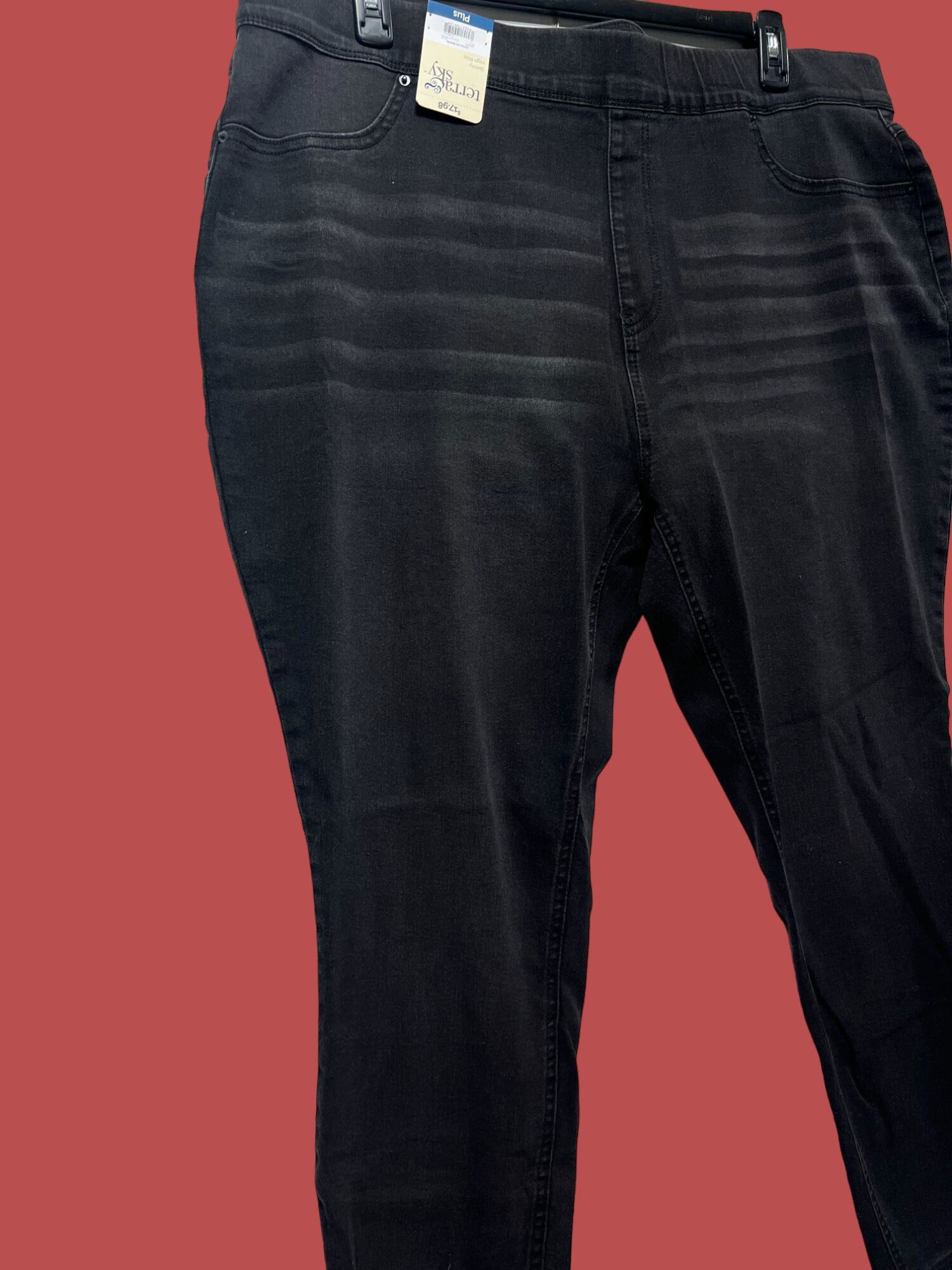 Other Terra & Sky-Women's Plus Size Pull On Legging Jeans 28" Inse Size 42" / US 20 - 16 Thumbnail