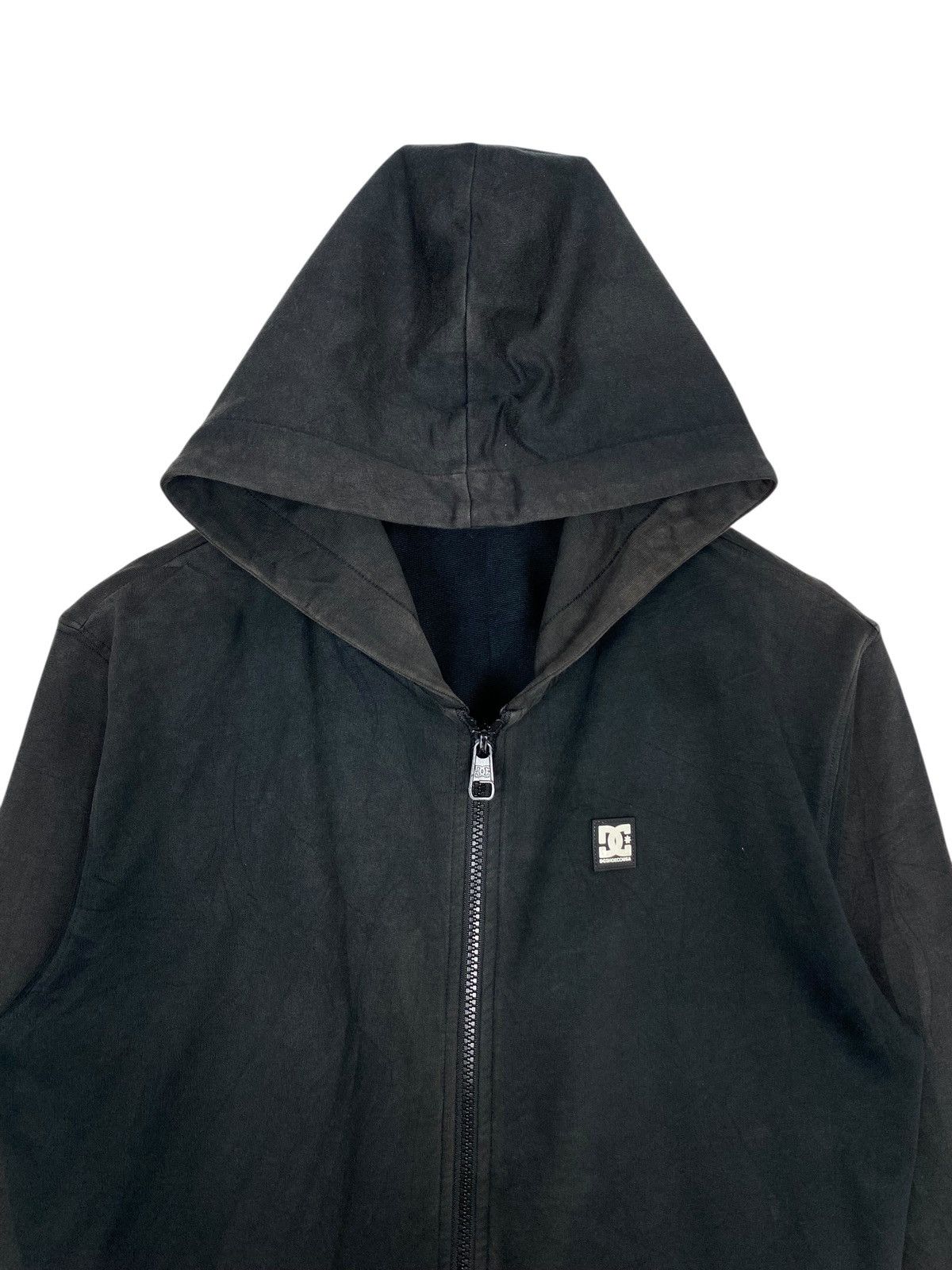 DC Rare‼️ Dc Shoe Co Usa Faded Hoodie Big Logo Size S / US 4 / IT 40 - 6 Thumbnail