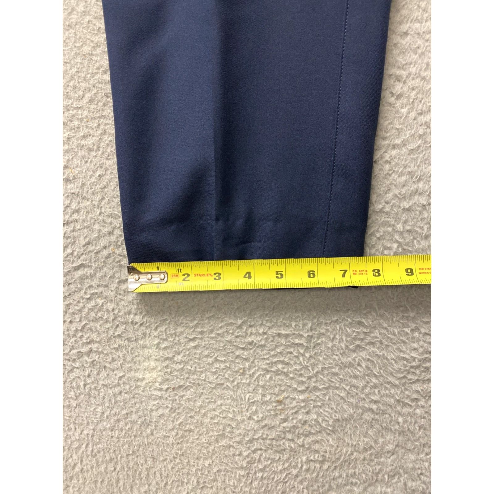 Peter Millar PETER MILLAR Mens Pants Golf 36 X 29 Signature Sateen Navy Flat Front 5-Pocket Inseam 29 Size US 36 / EU 52 - 6 Thumbnail