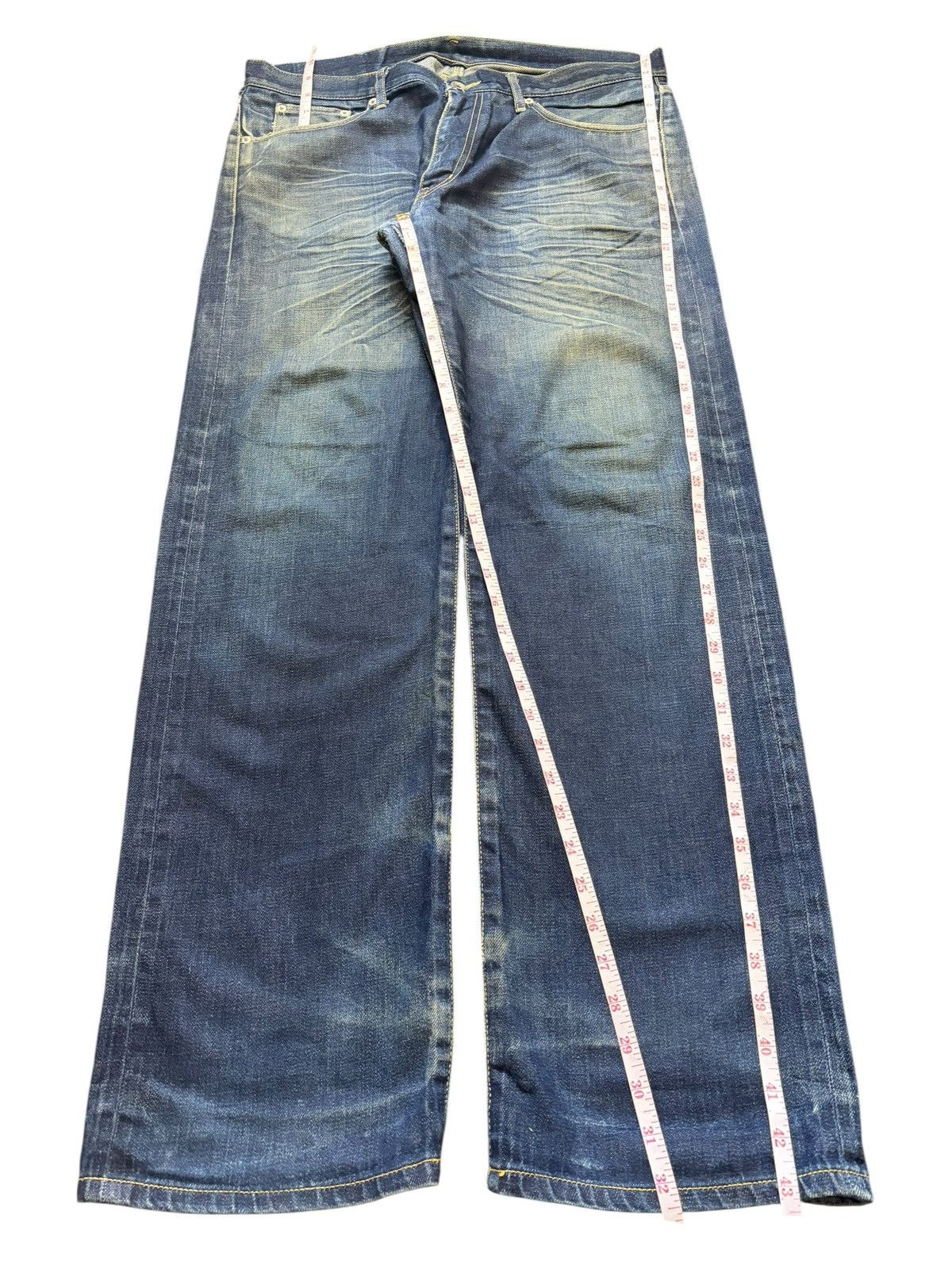 Neighborhood Vintage Neighborhood Selvedge Rusty Wash Loose Jeans Size US 36 / EU 52 - 7 Thumbnail