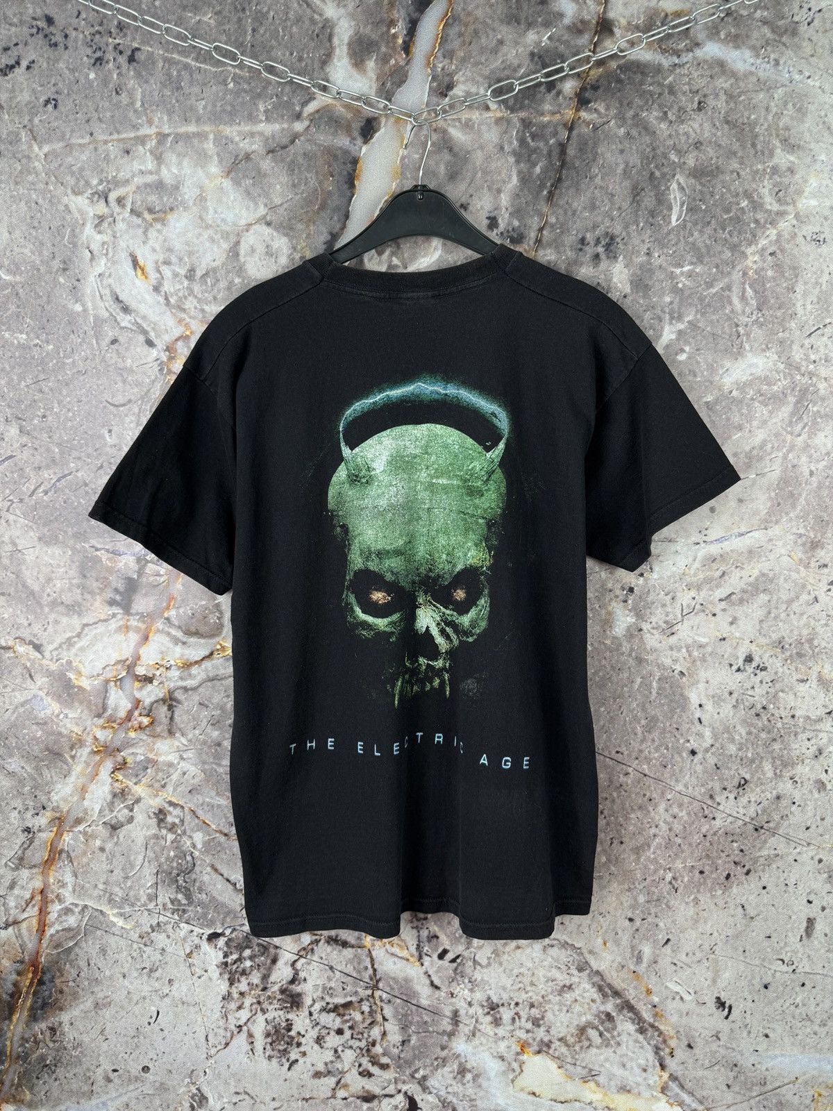 Vintage Overkill The Electric Age Tour Vintage Metal Band T-Shirt Size US XL / EU 56 / 4 - 12 Thumbnail