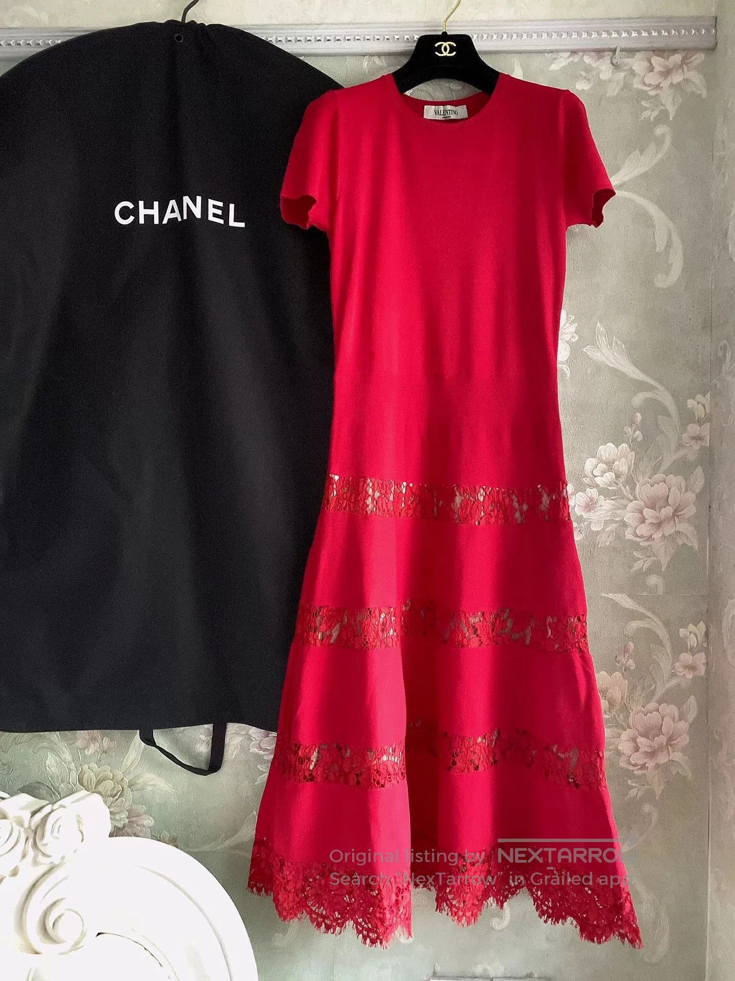 Valentino Valentino Red Elegant Evening Dress. Size US 38 / EU 54 - 1 Thumbnail