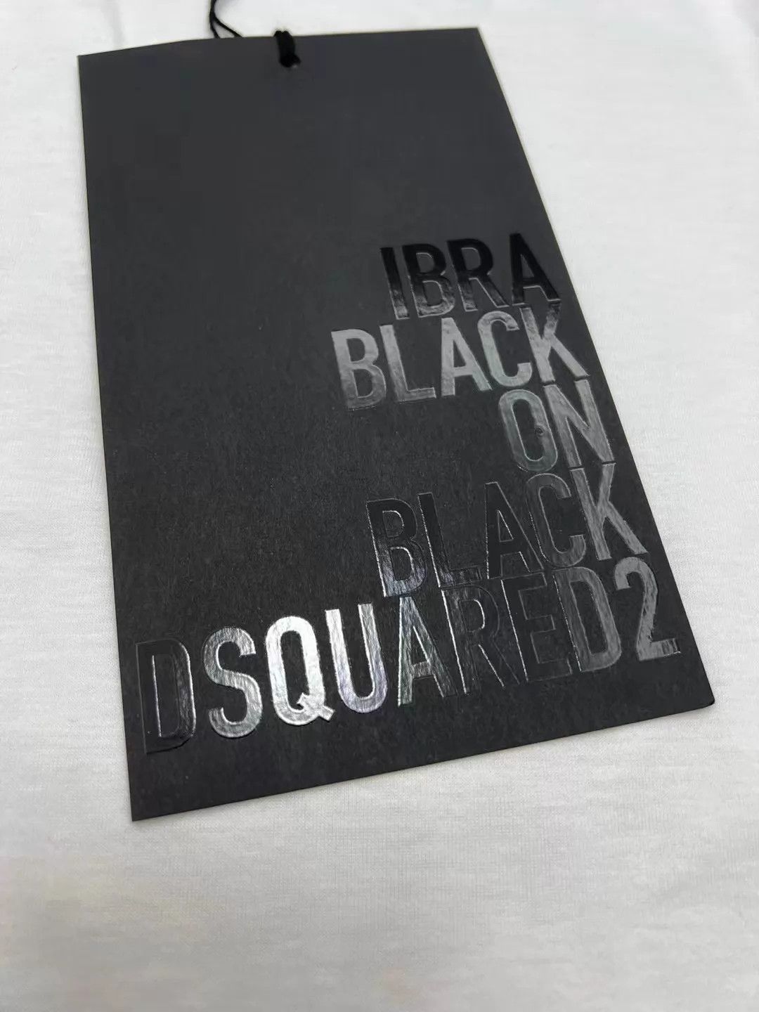 Dsquared2 Dsquared2 22FW White Slim IBRA Black Crewneck Tee Size US M / EU 48-50 / 2 - 5 Thumbnail