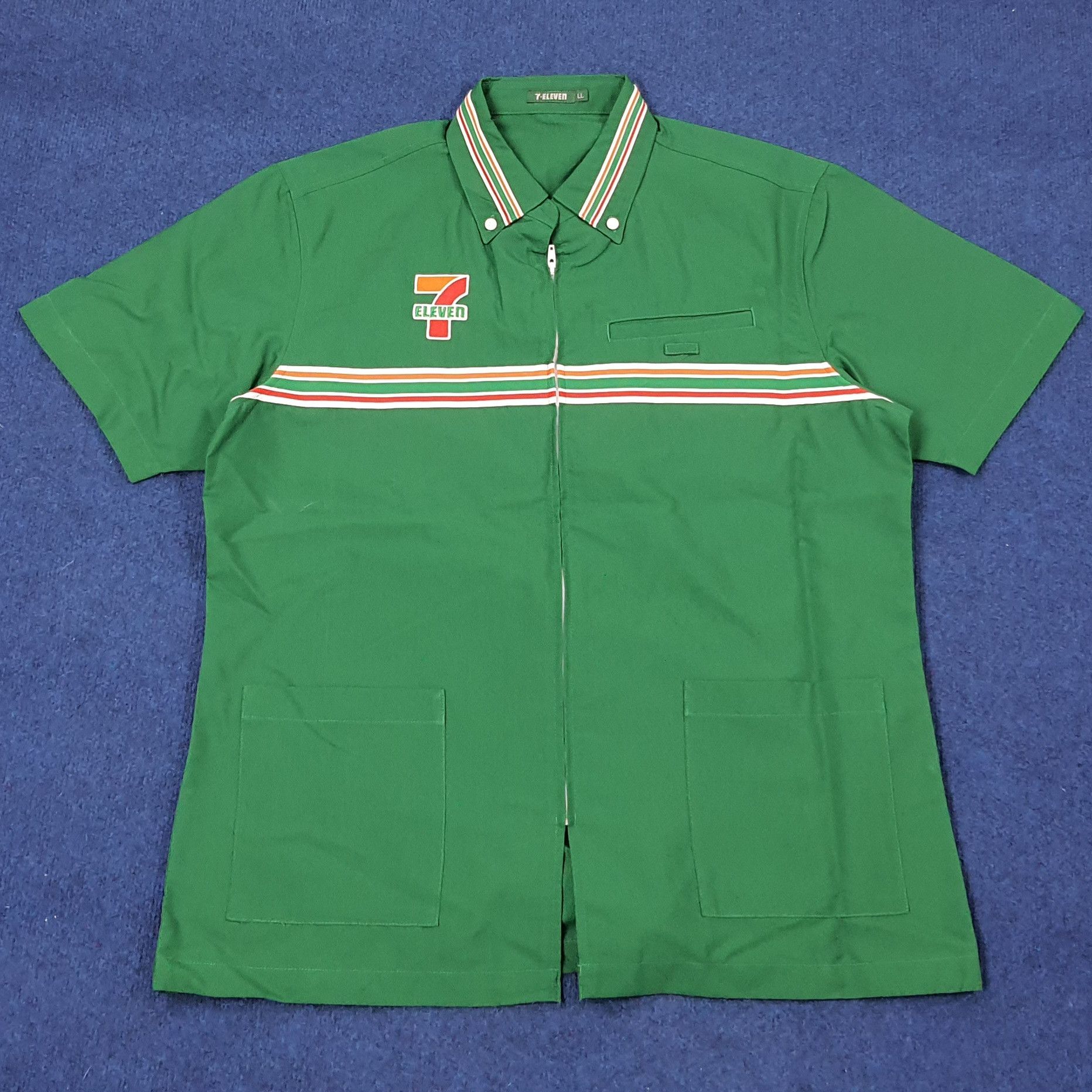 Japanese Brand Vintage 7 Eleven Japan Worker Staff Uniform C239N54 Size US L / EU 52-54 / 3 - 3 Thumbnail