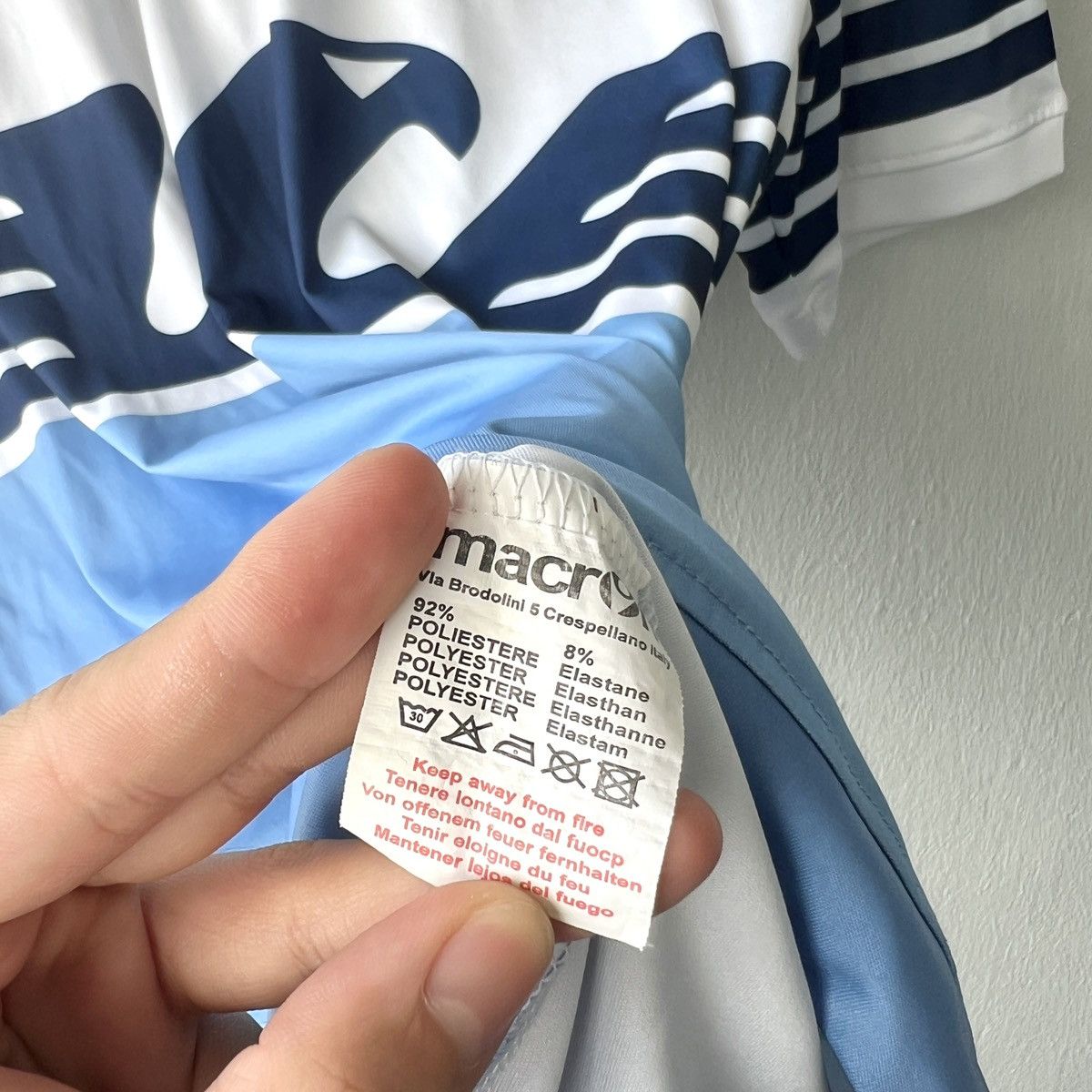 Macron 2014/2015 S.S. Lazio Miroslav Klose Away Kit Jersey Size US M / EU 48-50 / 2 - 6 Thumbnail