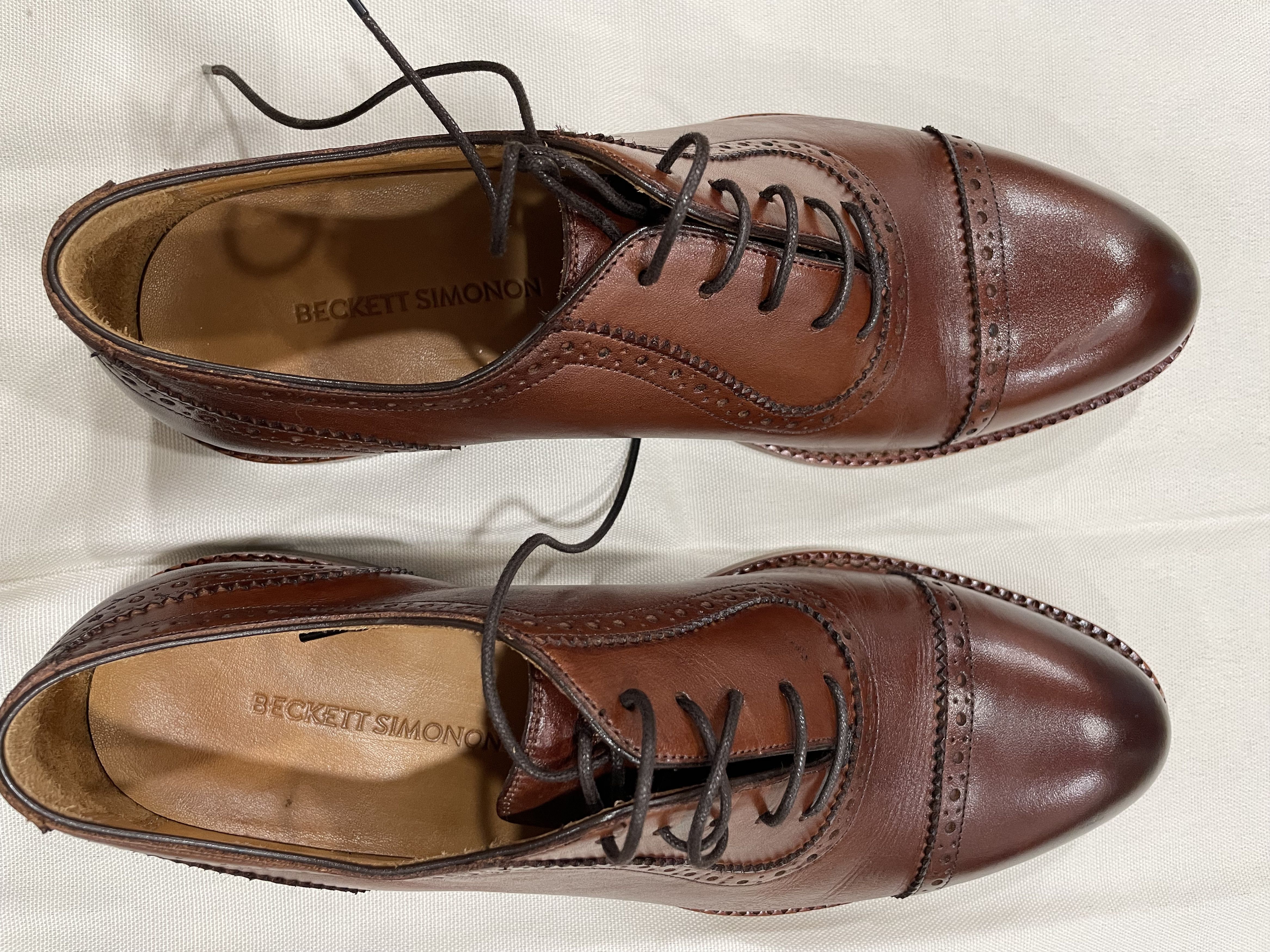 Beckett Simonon Durant Oxford in Oak Size US 9 / EU 42 - 4 Thumbnail