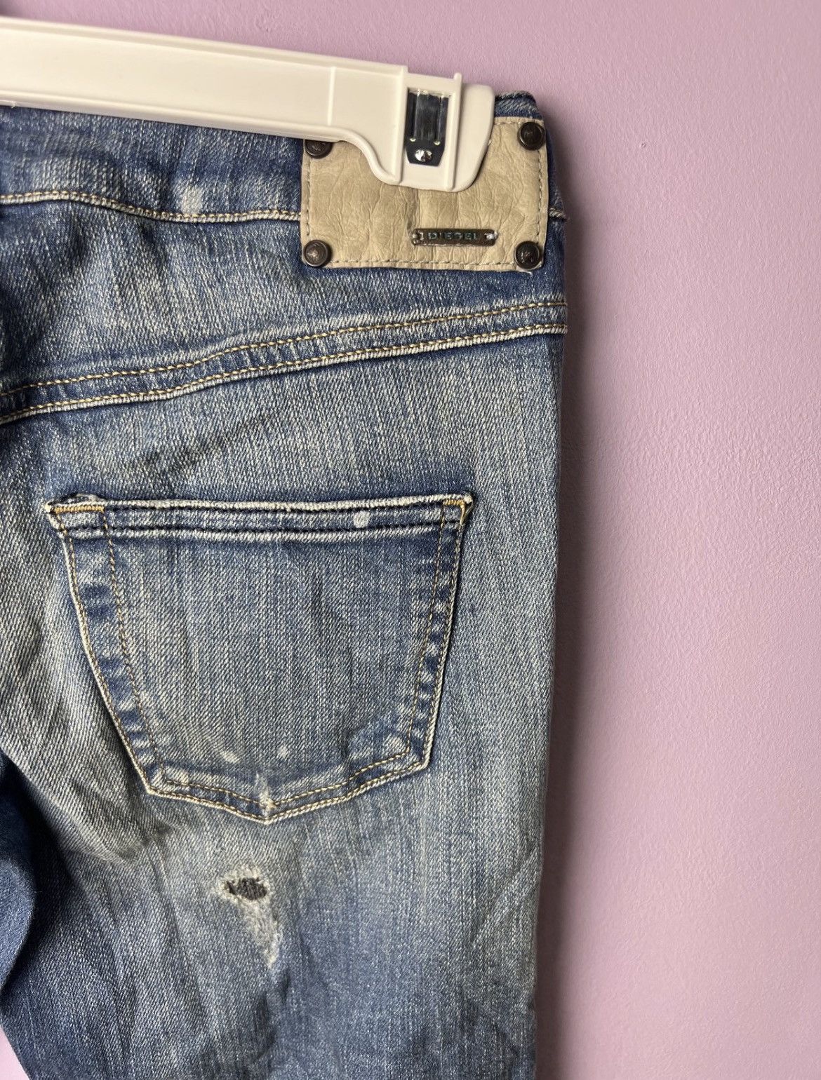 Diesel 🔥Vintage Diesel Distressed Denim Size 27" / US 4 / IT 40 - 14 Thumbnail