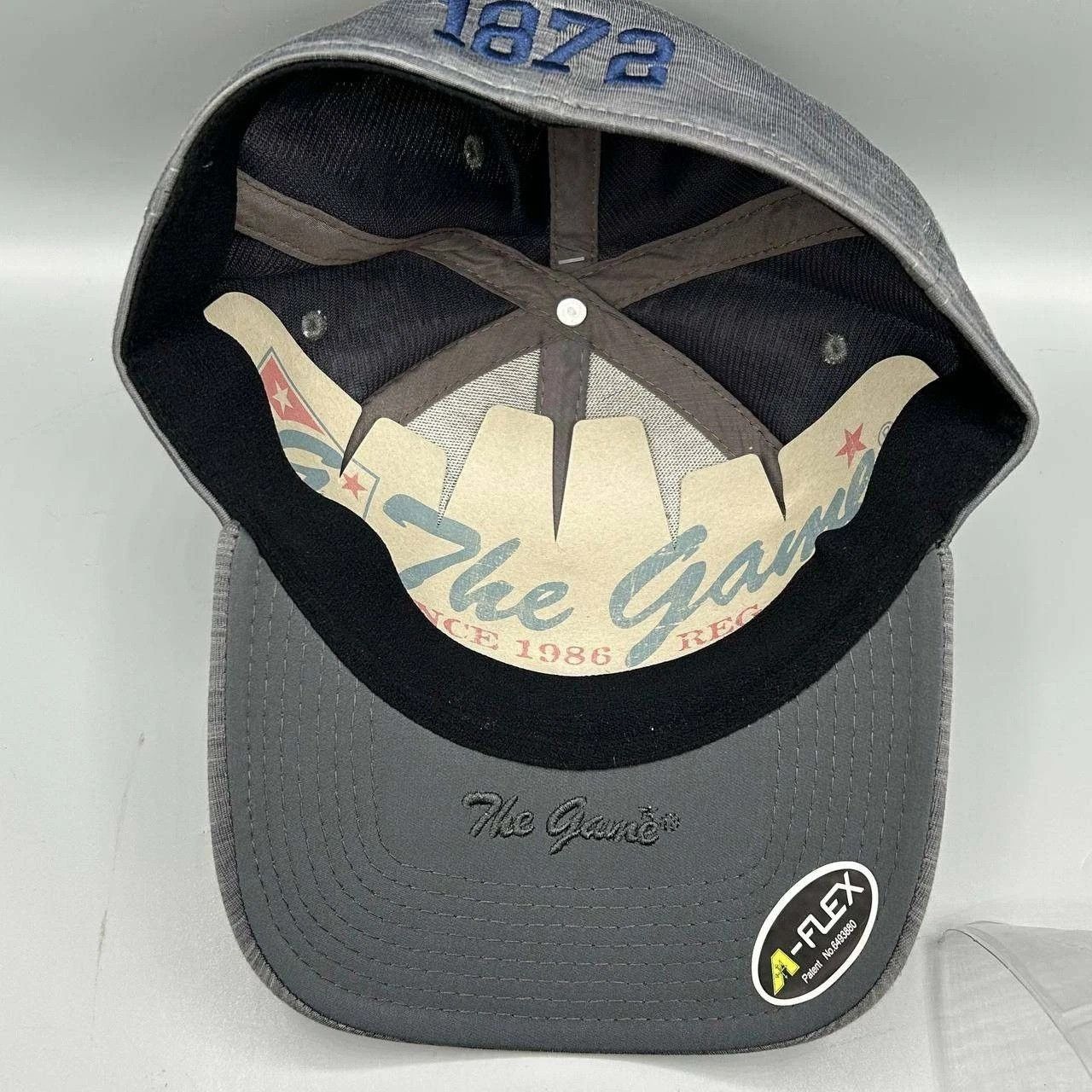 The Game Yellowstone National Park Hat Men S-M Gray Stretch Fitted Size ONE SIZE - 2 Thumbnail