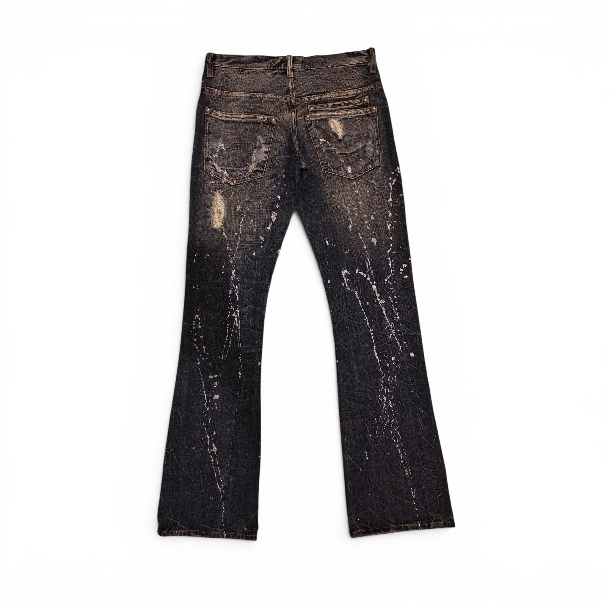 Japanese Brand FW2000 Midas mudwash jeans Size US 31 - 2 Thumbnail