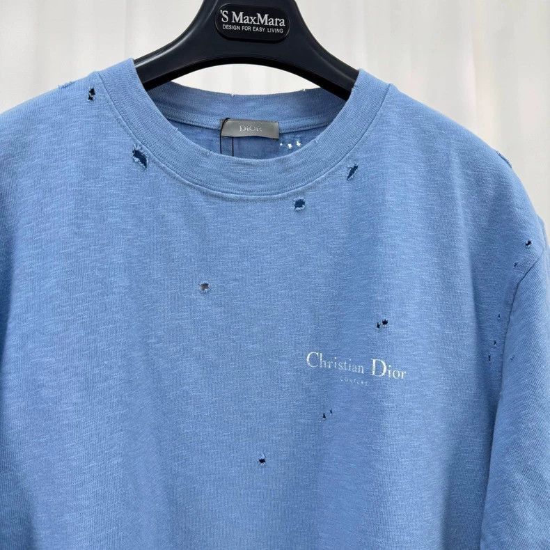 Dior Dior New Broken Hole Short Sleeve Size US XS / EU 42 / 0 - 3 Thumbnail