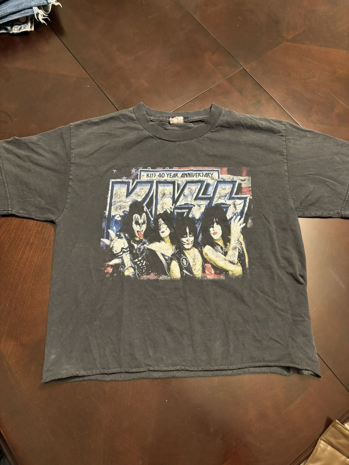 Vintage Vintage kiss and def leppard 2014 tour shirt Size M / US 6-8 / IT 42-44 - 1 Thumbnail