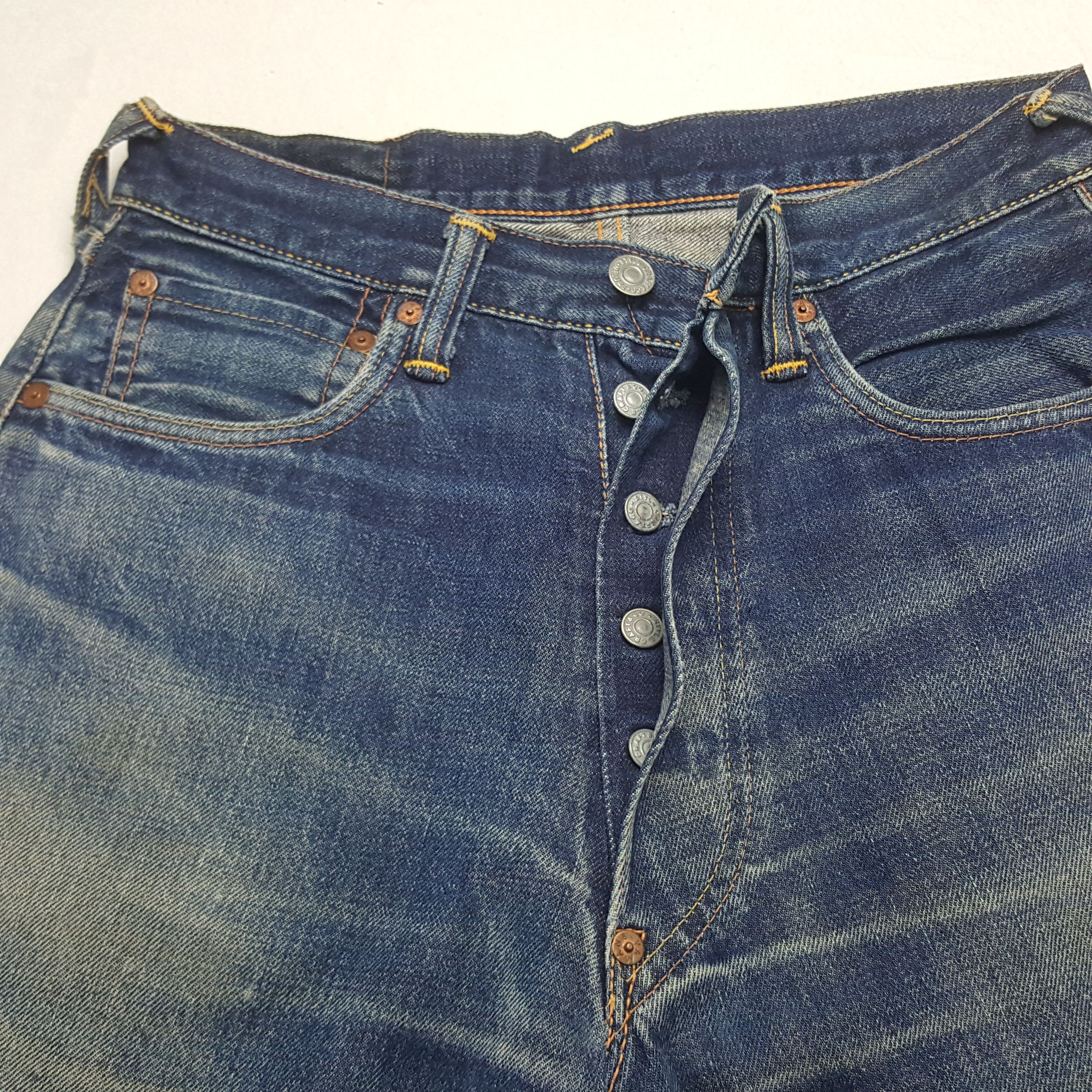 Evisu × Japanese Brand Vintage Evisu Selvedge Custom Art Daicock Denim Jeans Size US 28 / EU 44 - 12 Thumbnail