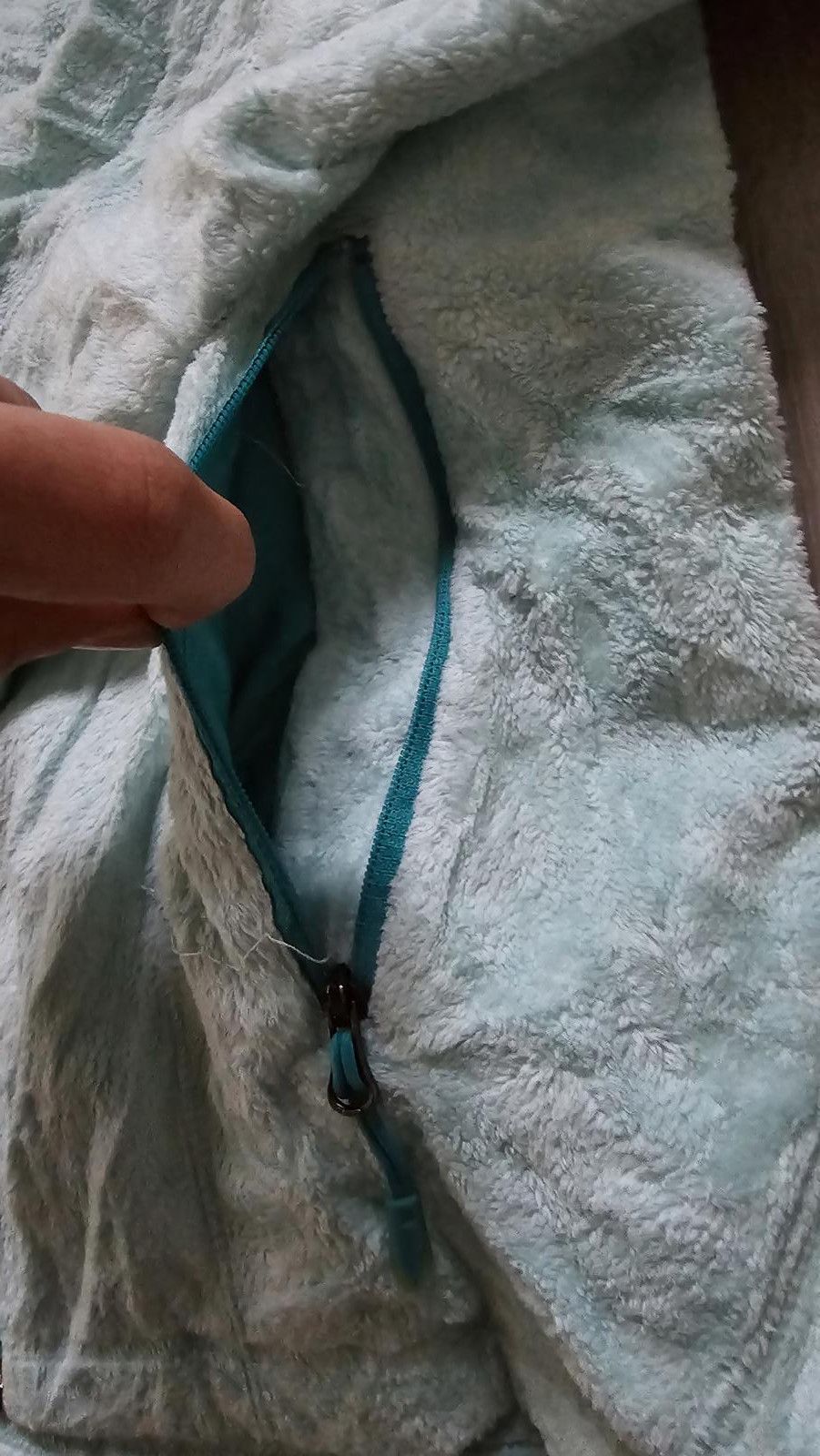 The North Face The North Face Ladies Baby Blue full zip fleece, Medium Size M / US 6-8 / IT 42-44 - 2 Thumbnail