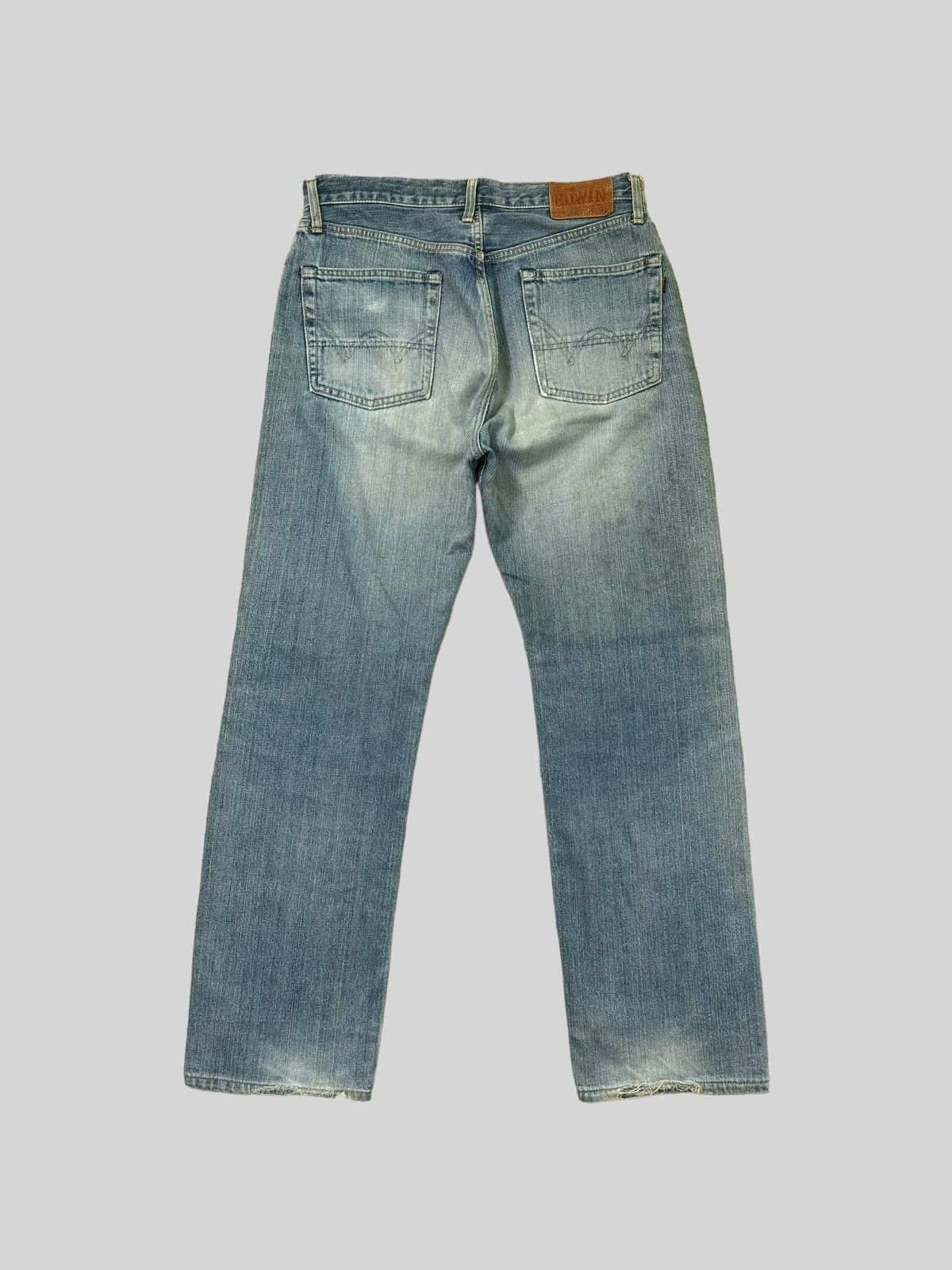 If Six Was Nine Vintage EDWIN 505X Redline selvedge Denim Jeans Size US 31 - 2 Thumbnail