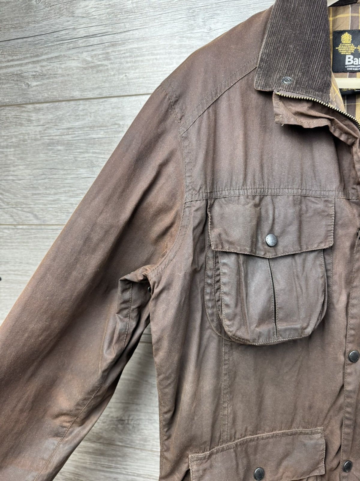 Barbour BARBOUR JACKET VINTAGE A94 FLYWEIGHT WAX UTILITY LARGE Size US L / EU 52-54 / 3 - 17 Thumbnail
