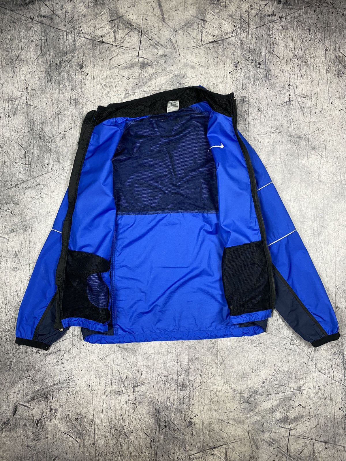Nike × Vintage Vintage Nike Swoosh Drill Track Jacket Bomber Size US M / EU 48-50 / 2 - 12 Thumbnail