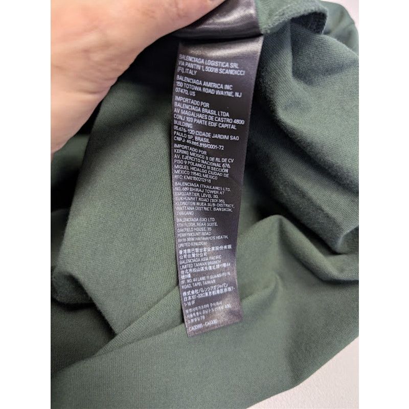 Balenciaga o1rshd1 Ramadan 24 Vintage Jersey T-Shirt Dark Green / Black Size US S / EU 44-46 / 1 - 21 Thumbnail