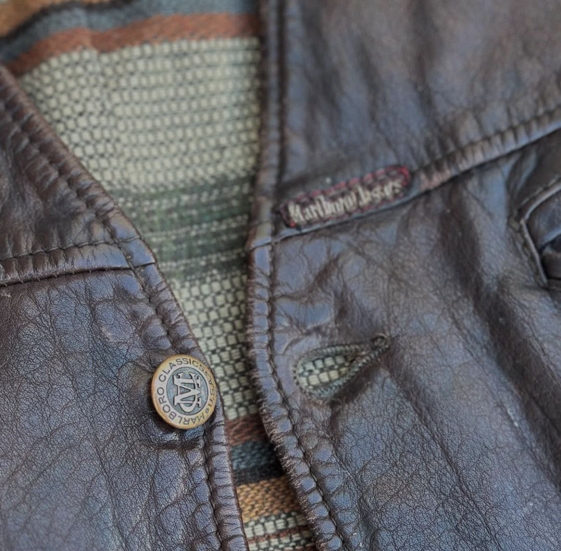 Marlboro Classics Marlboro Classics Leather vest Size US L / EU 52-54 / 3 - 4 Thumbnail