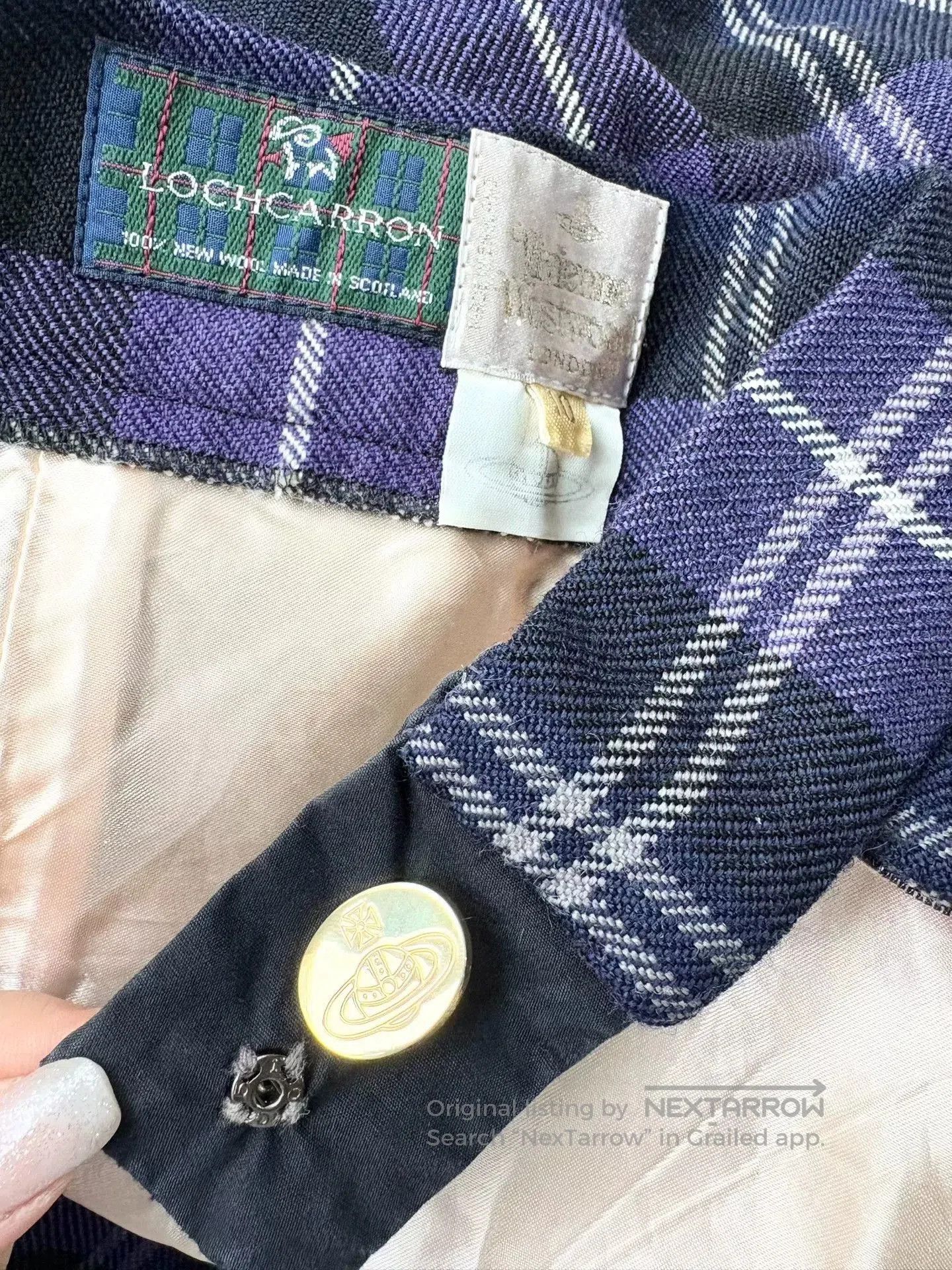 Vivienne Westwood vivienne westwood purple plaid mini skirt. Size 28" / US 6 / IT 42 - 6 Thumbnail