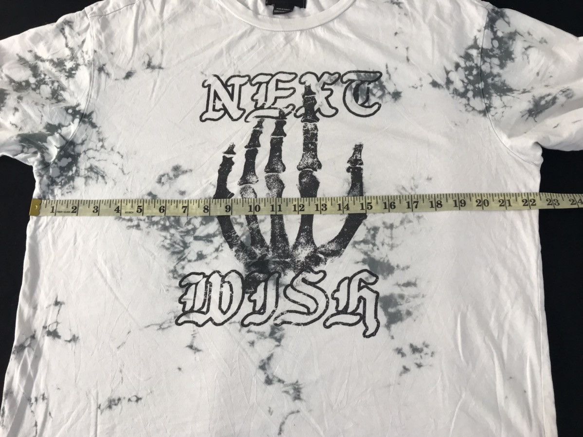 Designer Pull & Bear Next Wish Hand Bone Acid Wash Style Printed Tee Size US L / EU 52-54 / 3 - 8 Thumbnail