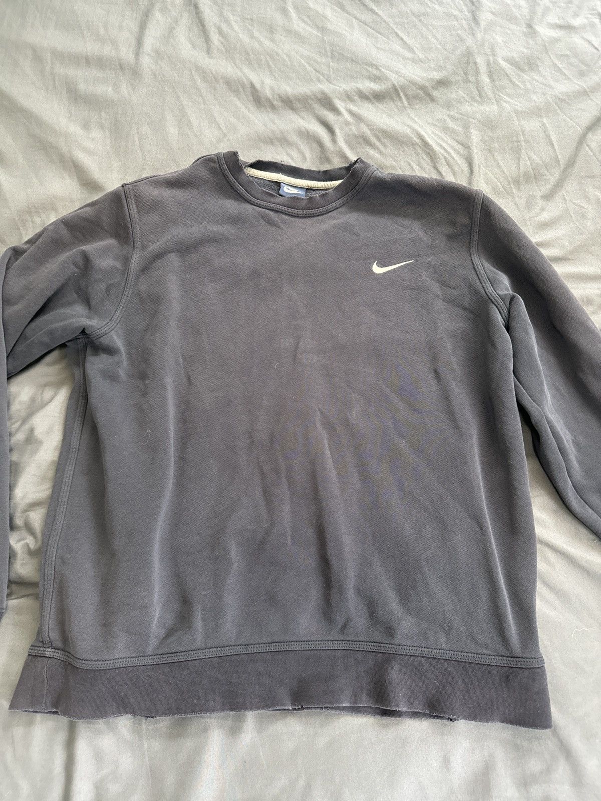 Nike Vintage Nike Scott Mini Swoosh Crewneck Sweatshirt Navy Blue Size US L / EU 52-54 / 3 - 2 Thumbnail