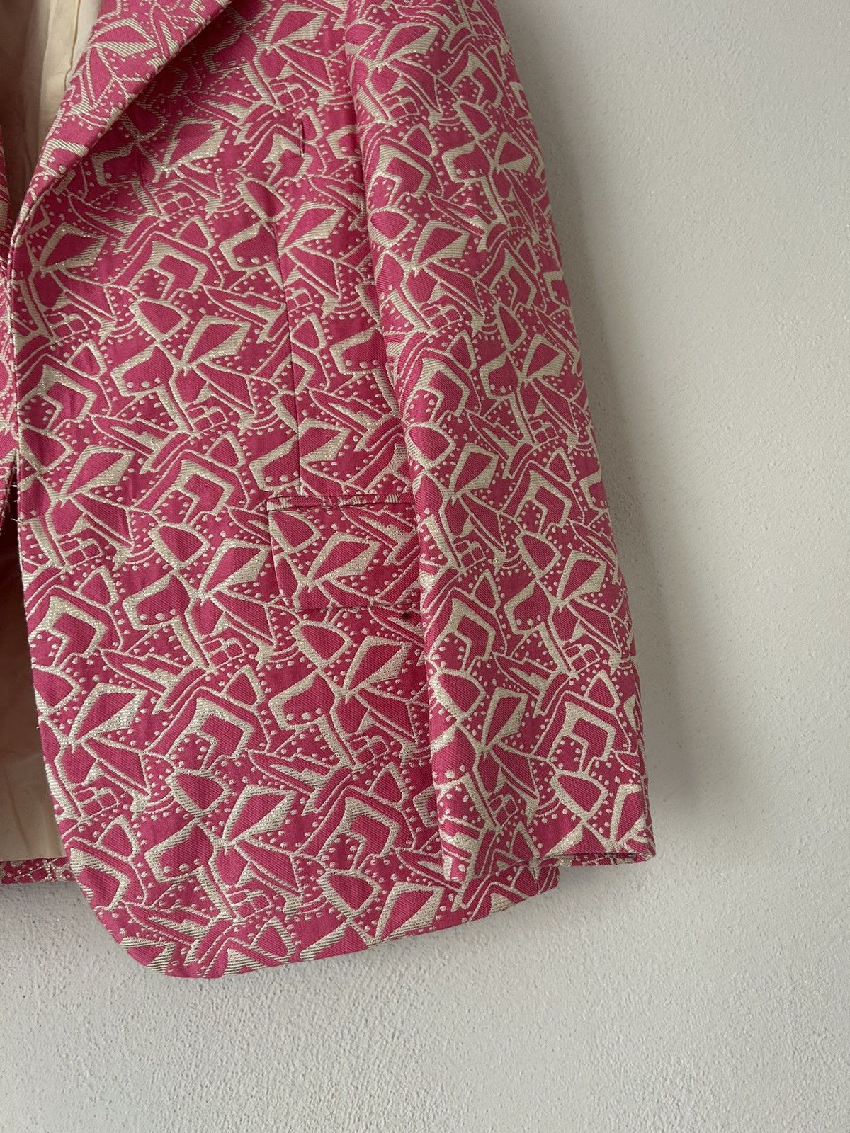 Marni Pink Silk Blend Blazer Size M / US 6-8 / IT 42-44 - 6 Thumbnail