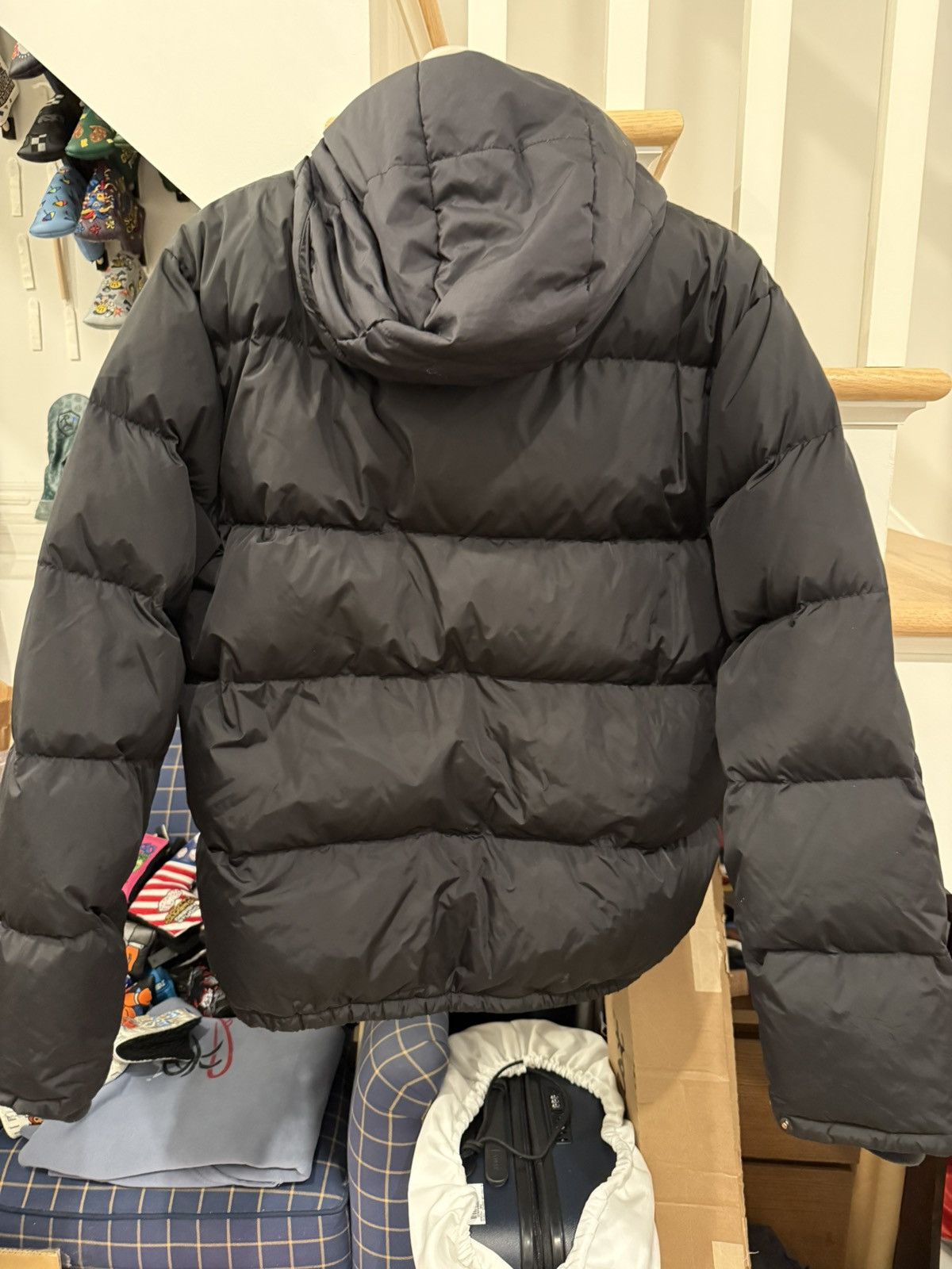 Polo Ralph Lauren Polo Ralph Lauren Black Small Logo Down Puffy Puffer Jacket Size US L / EU 52-54 / 3 - 2 Thumbnail