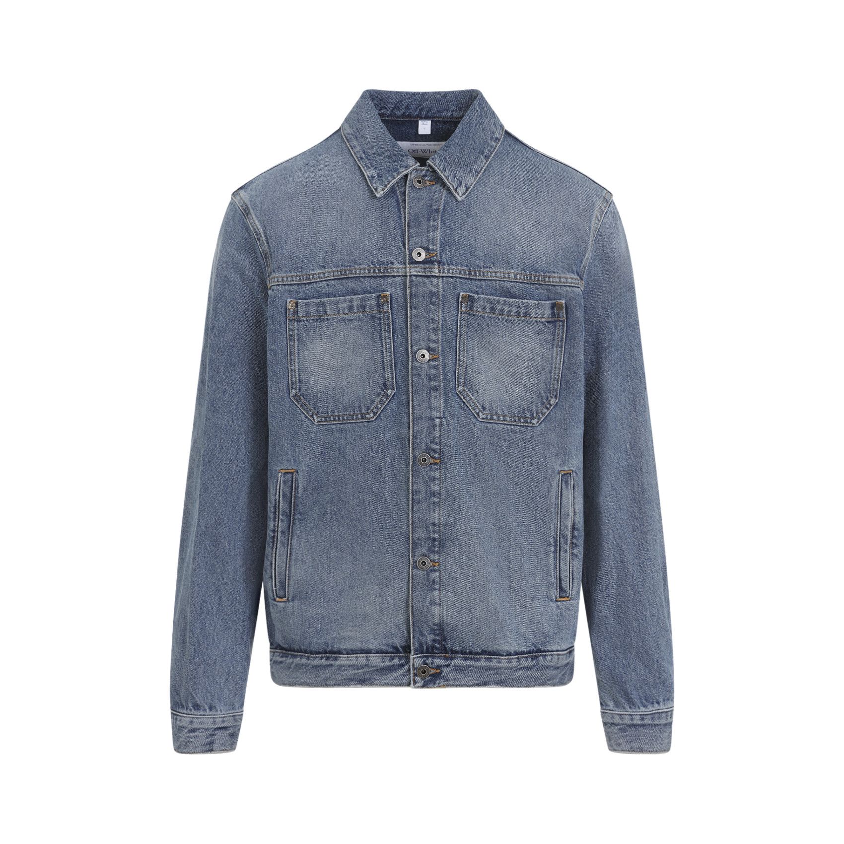 Off-White Off White Hal Arrow Skate Denim Jacket Size US M / EU 48-50 / 2 - 1 Thumbnail