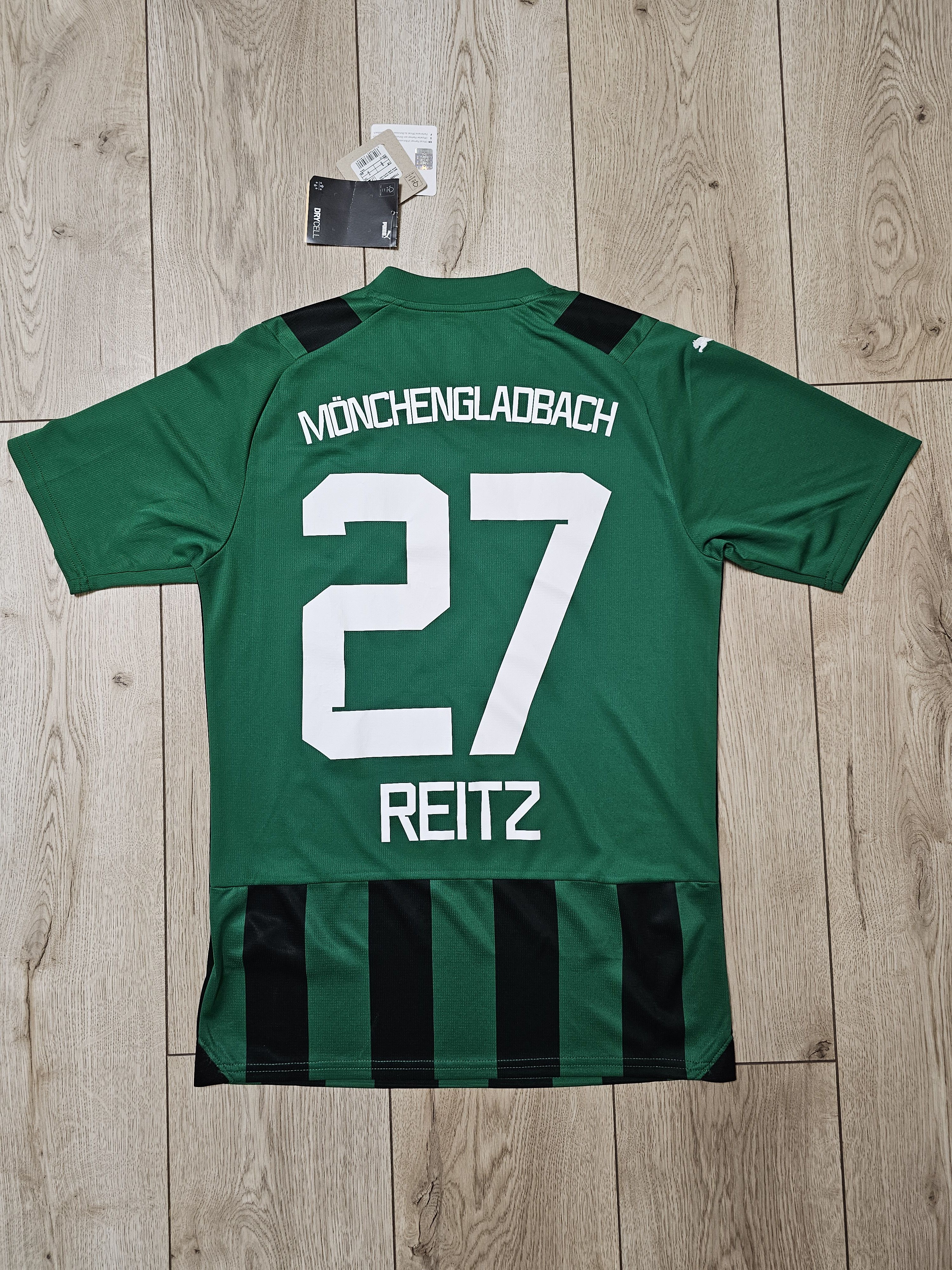 Puma BORUSSIA MONCHENGLADBACH 2024 AWAY REITZ FOOTBALL SOCCER Size US S / EU 44-46 / 1 - 2 Thumbnail