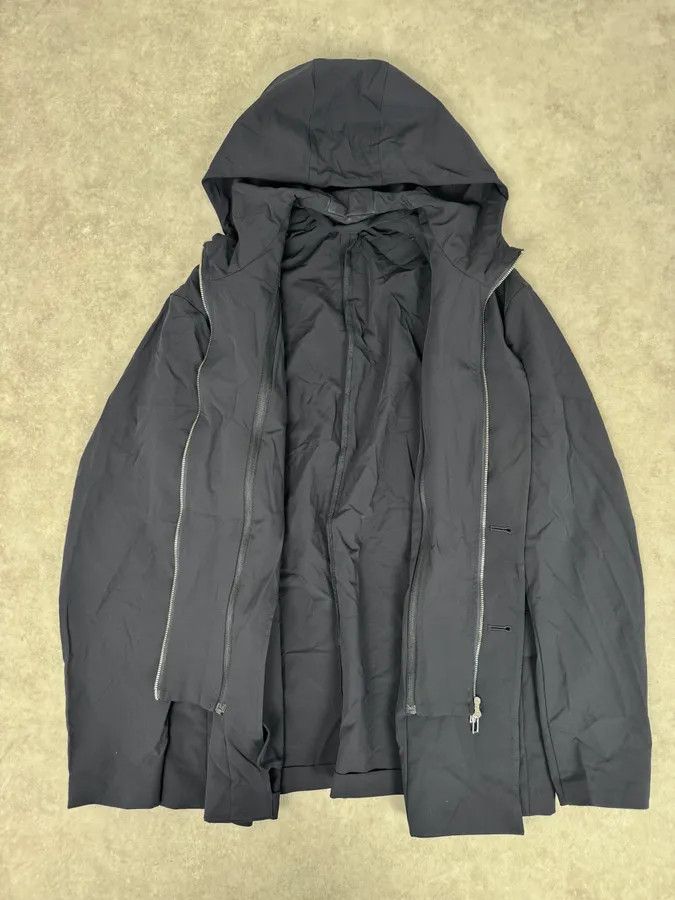 Emporio Armani 2010s Emporio Armani Multi Zip Windbreaker Navy Layered Hooded Jacket Size US M / EU 48-50 / 2 - 8 Thumbnail