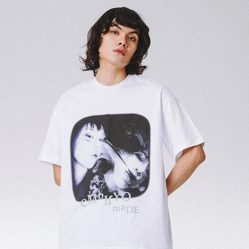 Japanese Brand Streetwear T-shirt Illusion Girl Size US XL / EU 56 / 4 - 3 Thumbnail