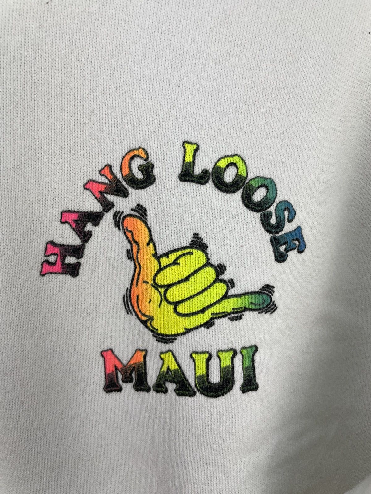 Vintage Vintage 80s Hang Loose Maui zip up hoodie Size US M / EU 48-50 / 2 - 5 Thumbnail