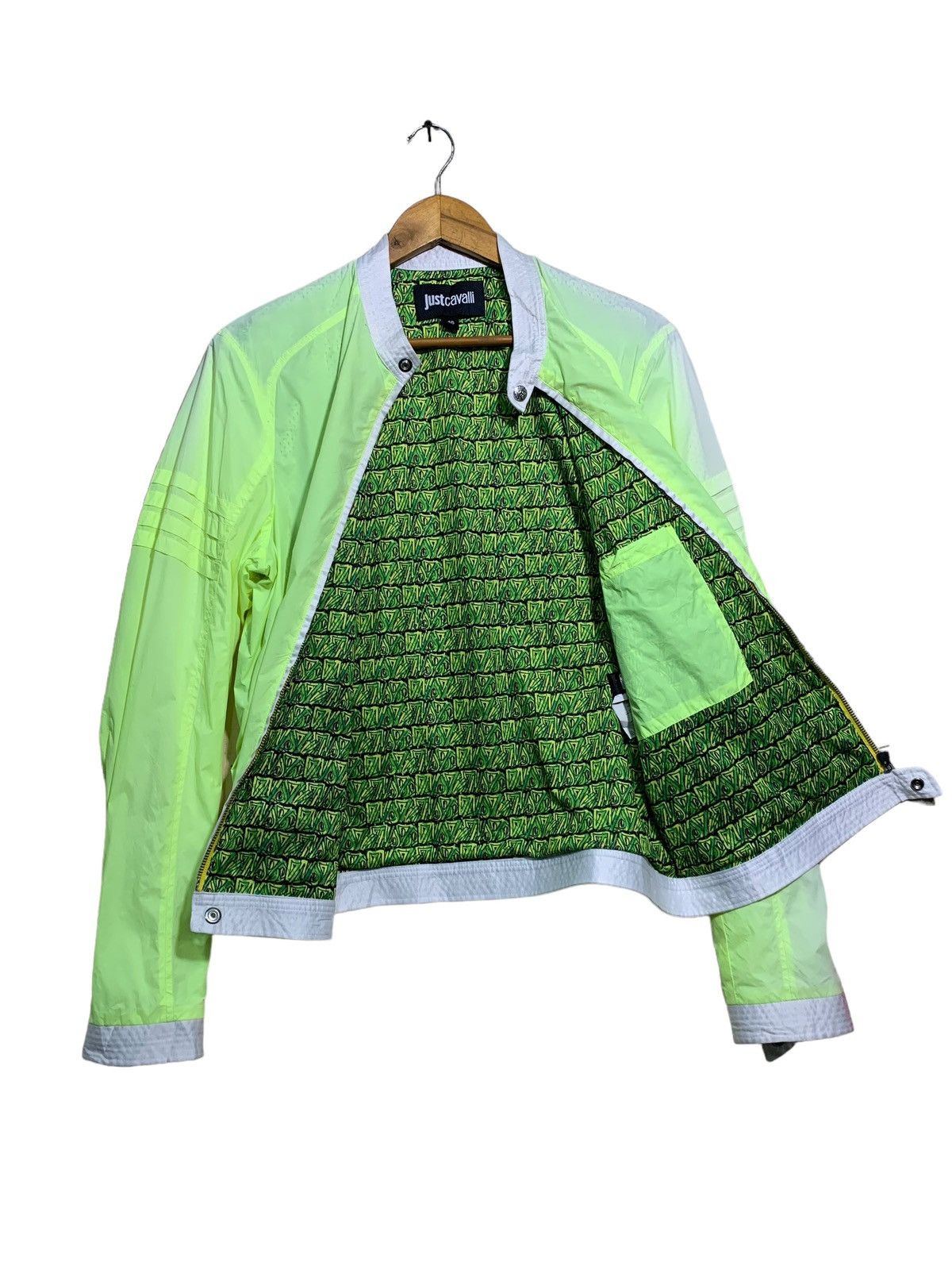 Just Cavalli 🔥JUST CAVALLI NYLON BIKERS JACKETS Size US M / EU 48-50 / 2 - 5 Thumbnail