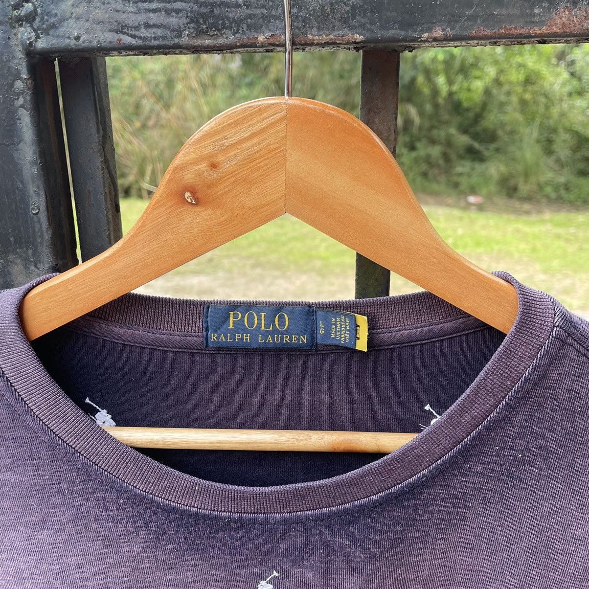 Polo Ralph Lauren × Ralph Lauren × Vintage 🔥Polo Ralph Lauren Small Pony Monogram Sun Faded Sweatshirts Size US M / EU 48-50 / 2 - 10 Thumbnail