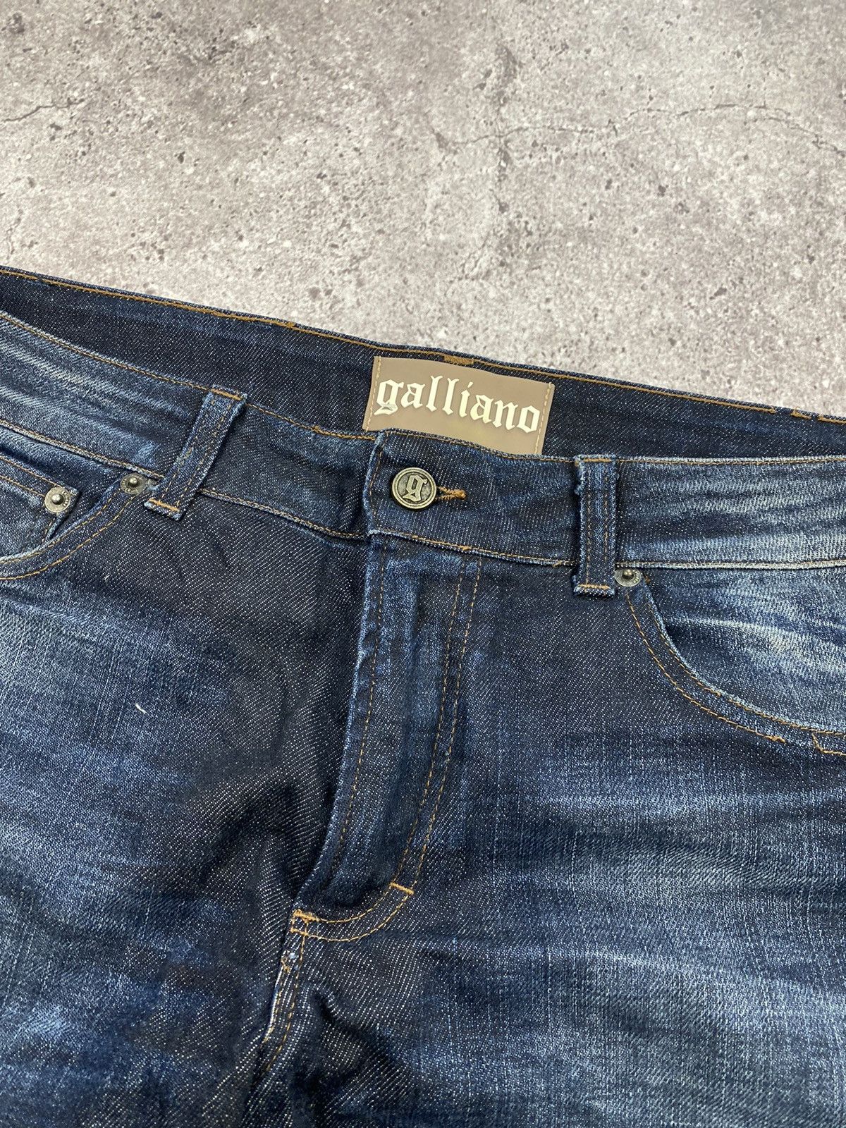 John Galliano Galliano Denim Shorts Y2k Jeans Distressed Baggy Size US 34 / EU 50 - 2 Thumbnail