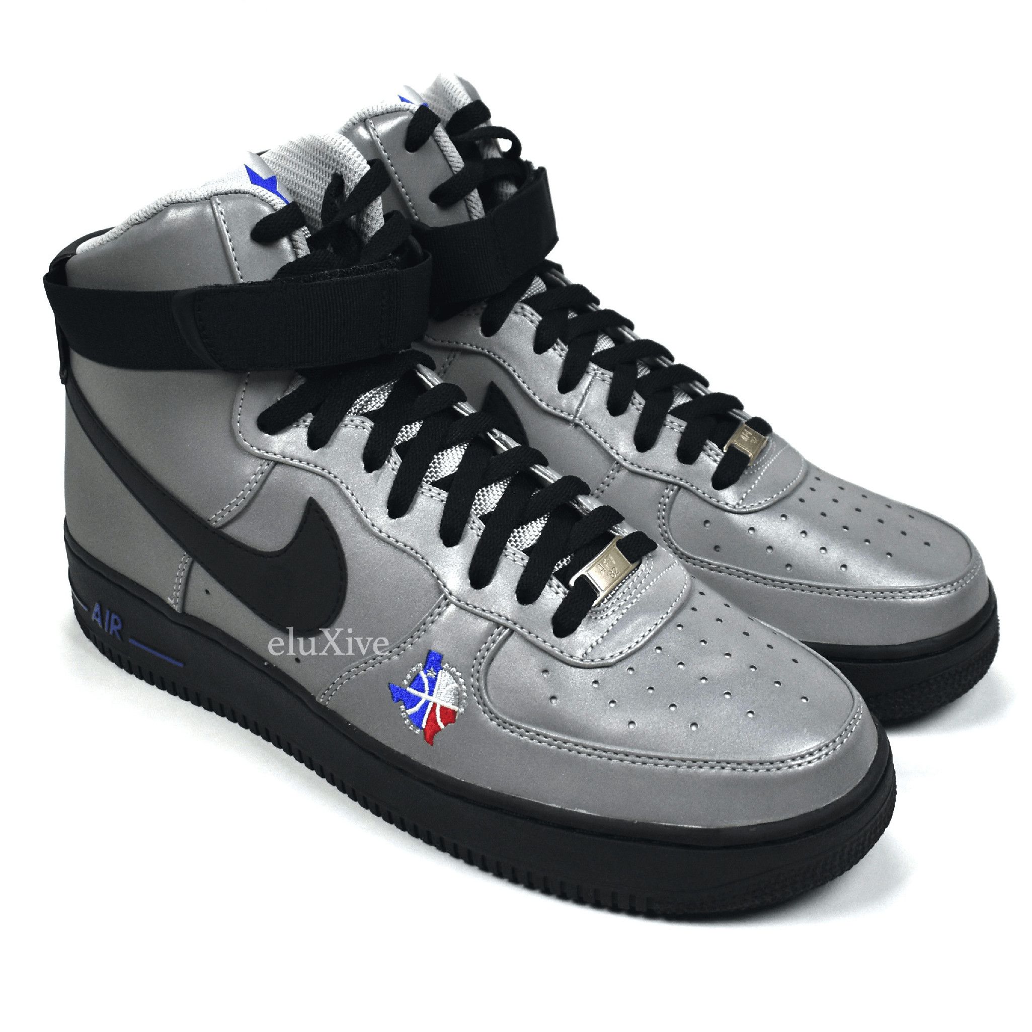 Nike Air Force 1 High Premium Dallas All Star 3M Silver DS 2009 Size US 10.5 / EU 43-44 - 1 Preview