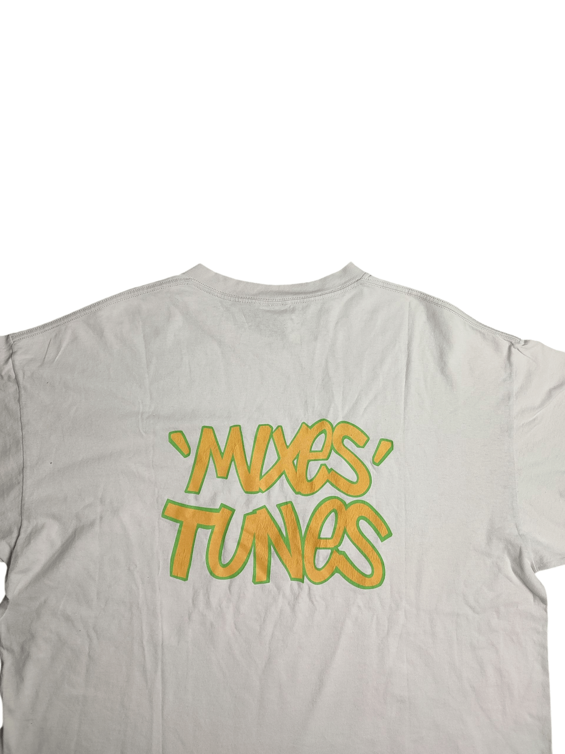 Stussy [DELETED] Stussy S2C Mixes Tunes 1990s Vintage Tshirt Size US XXL / EU 58 / 5 - 4 Thumbnail