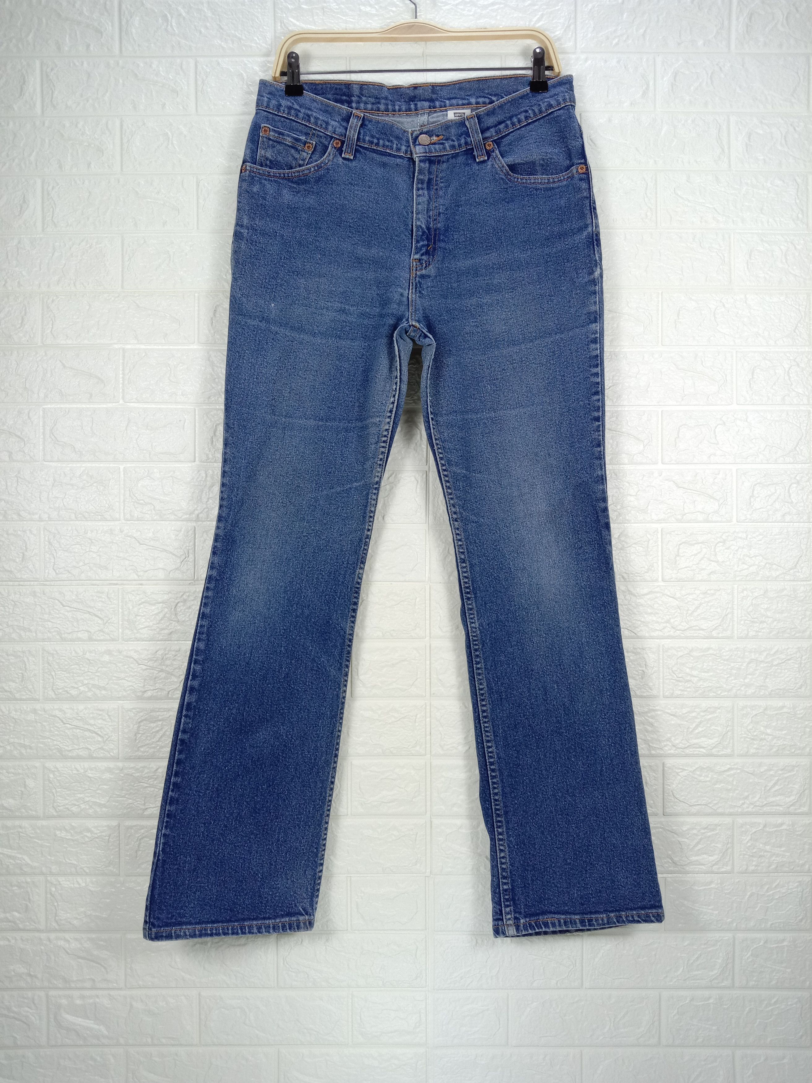 Levi's Vintage 90s Levi's 517 Flare Jeans Blue Wash Denim Size 32" / US 10 / IT 46 - 1 Thumbnail