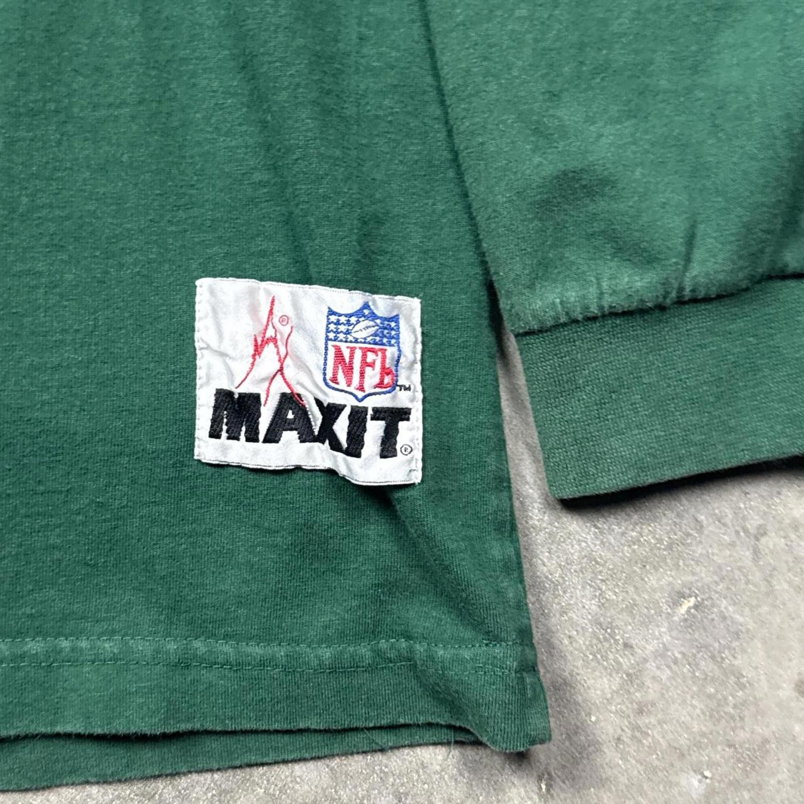 NFL Jets NFL Mock Neck Long Sleeve T-Shirt Size US XL / EU 56 / 4 - 3 Thumbnail