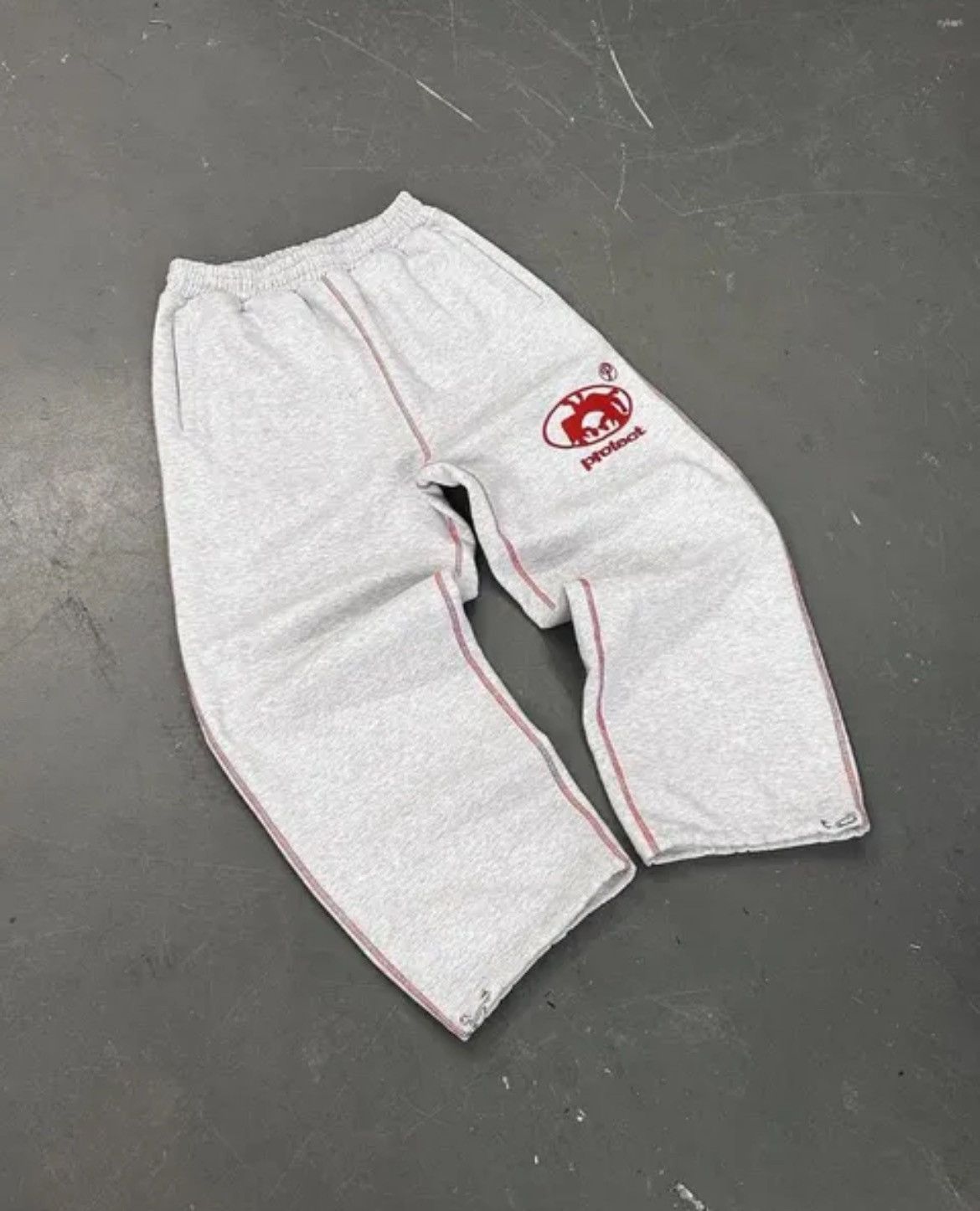 Protect White and Red sweatpants