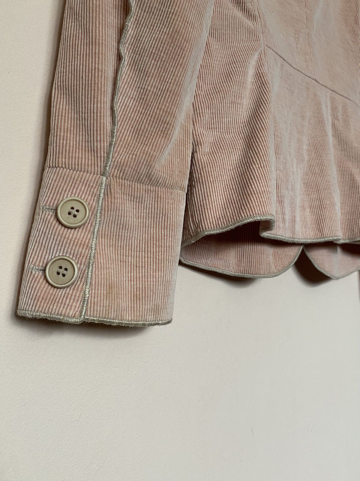 Brunello Cucinelli Brunello Cucinelli Blazer Velvet Pink Size M / US 6-8 / IT 42-44 - 7 Thumbnail