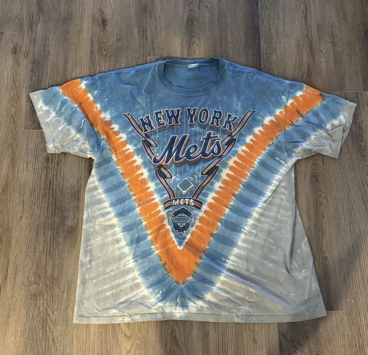 MLB New York Mets V Tie-Dye T-shirt Size US XL / EU 56 / 4 - 1 Thumbnail