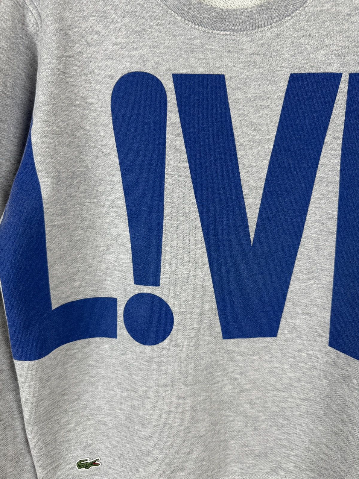 Lacoste Lacoste Live grey big logo sweatshirt Size US M / EU 48-50 / 2 - 5 Thumbnail
