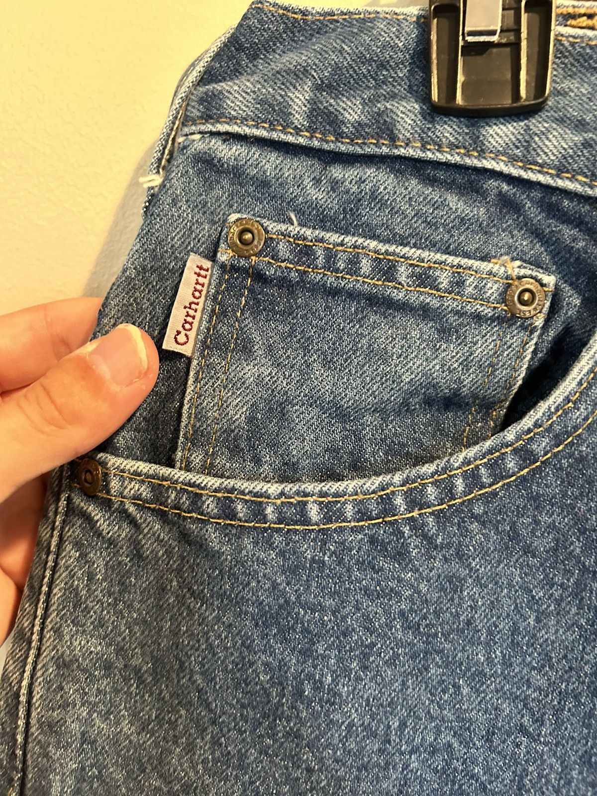 Carhartt × Vintage Carhartt relaxed fit denim 32x32 Size US 32 / EU 48 - 4 Thumbnail